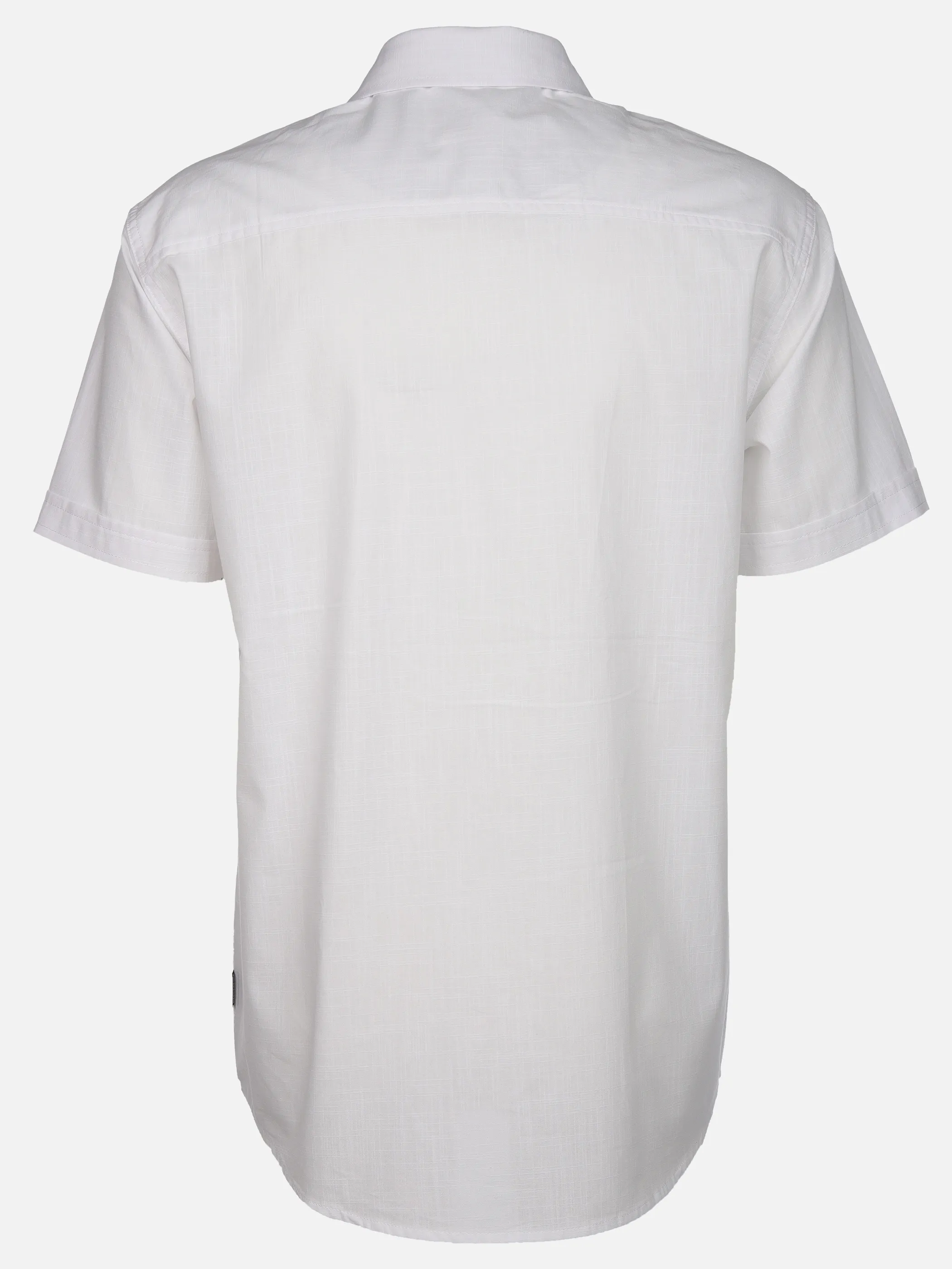 Jim Spencer He. Freizeithemd 1/2 Arm slub Weiß 908751 WHITE 2