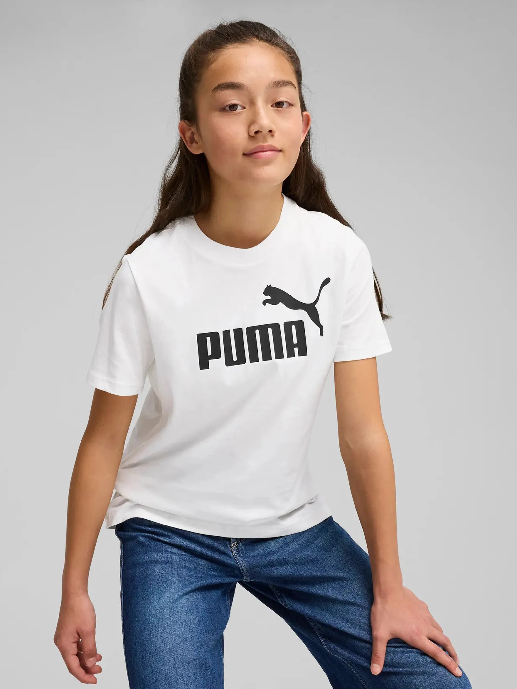 Puma 684892 TG-T-Shirt ESS No. 1 Logo Tee G Weiß 904553 0002 3 Puma 684892 TG-T-Shirt ESS No. 1 Logo Tee G Weiß 904553 0002 3