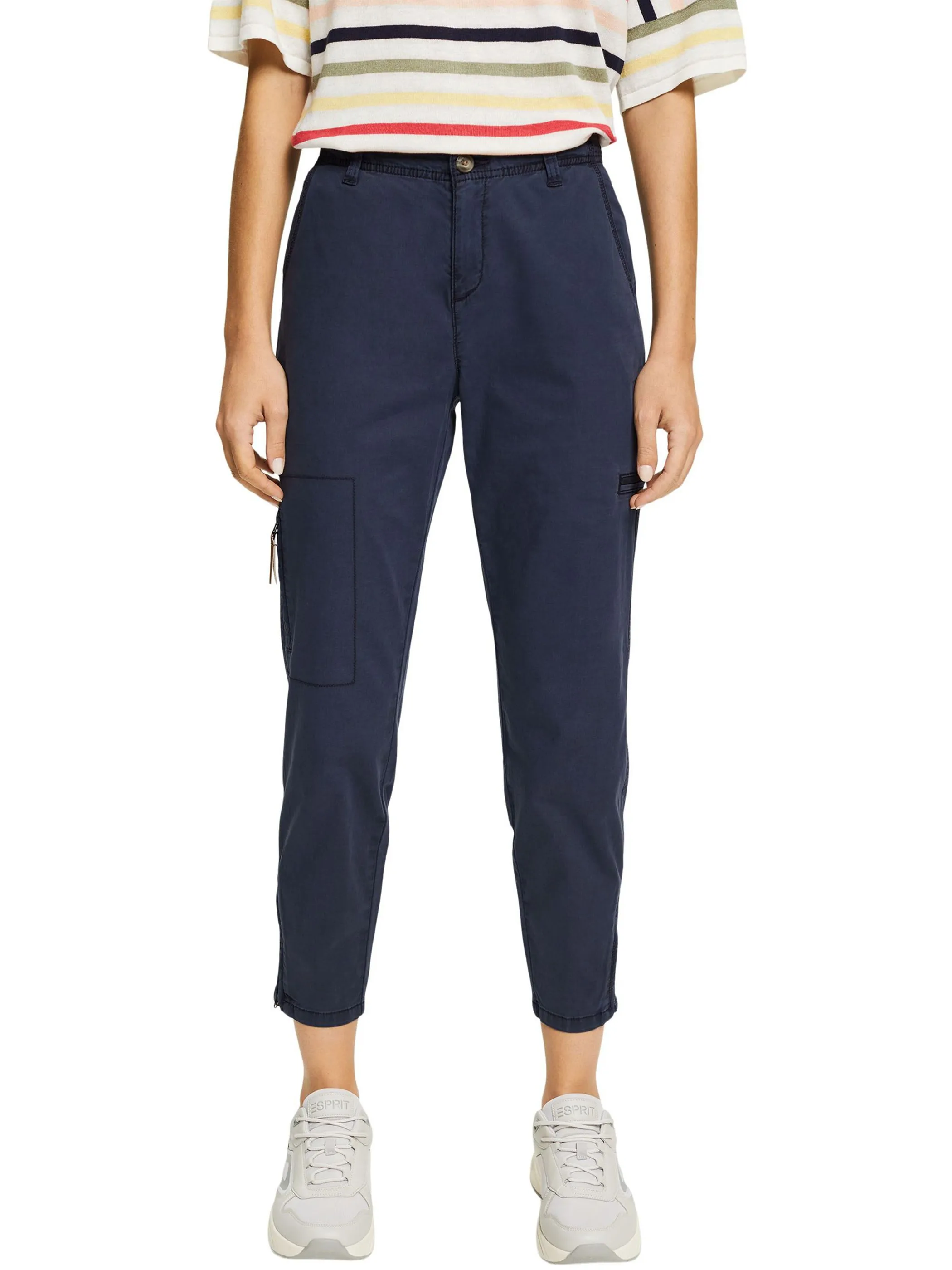 Esprit 022EE1B341 OCS Cargo pants Blau 860369 E400 4