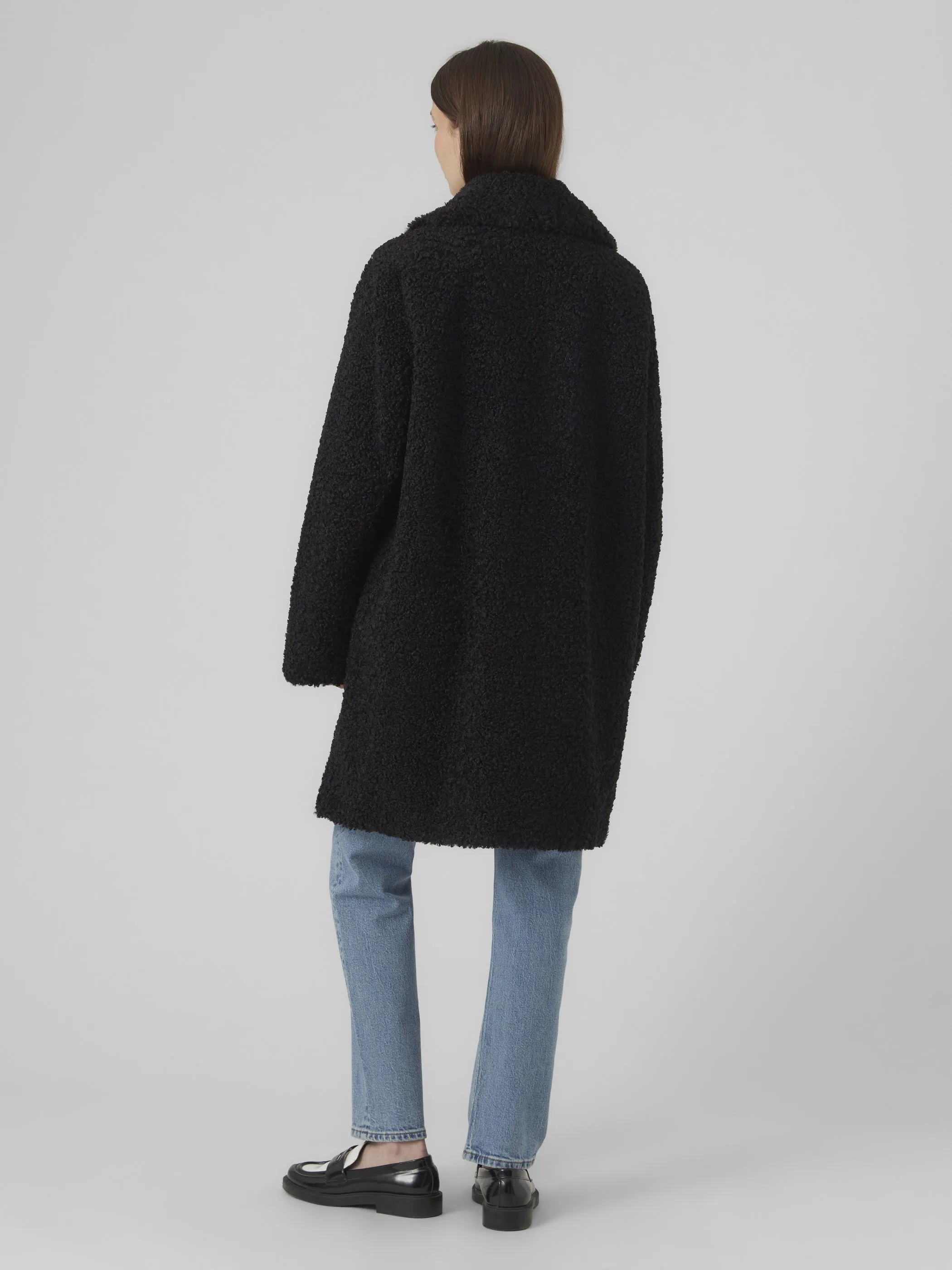 Vero Moda 10289938 VMKYLIE AW23 TEDDY CO Schwarz 887824 177868 2