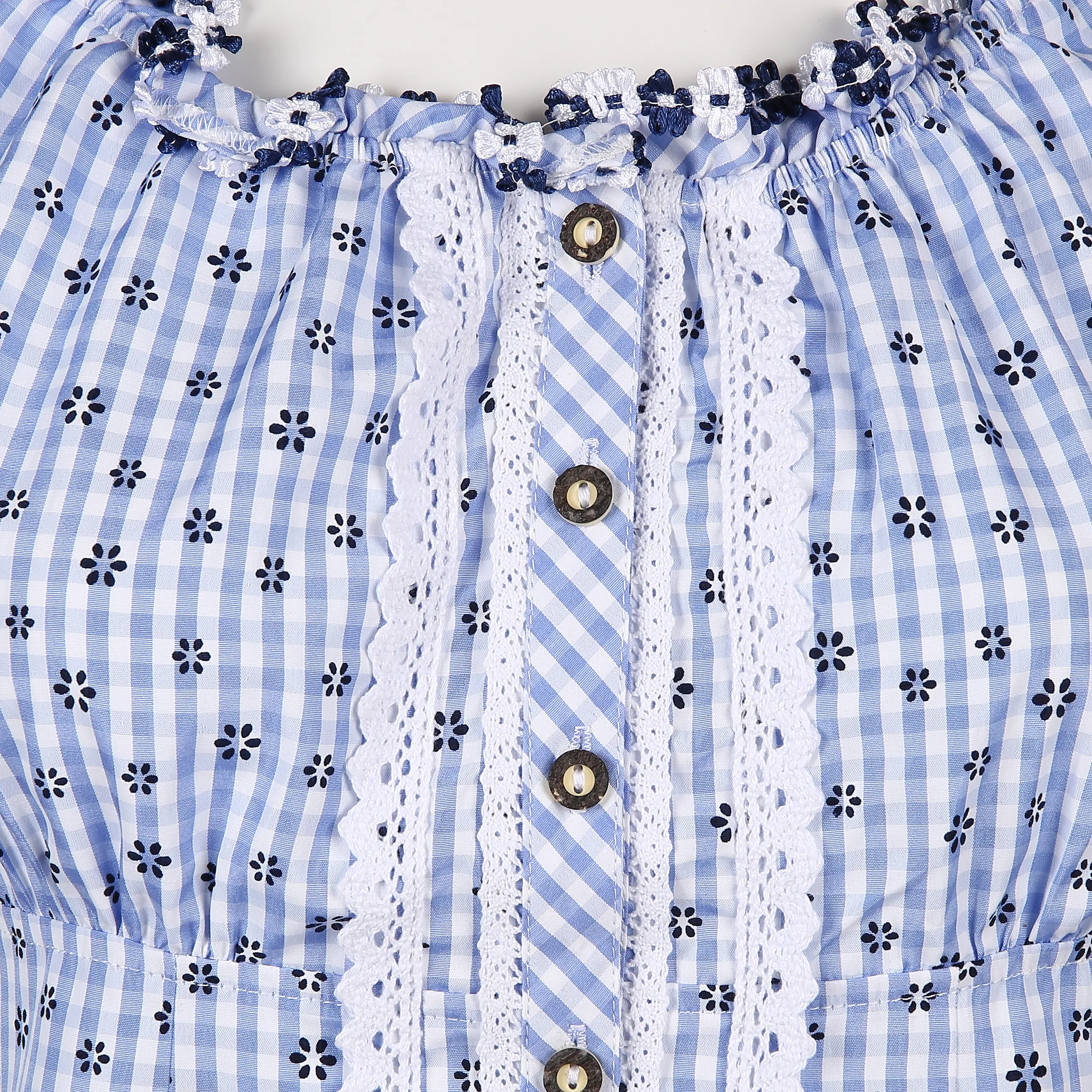 Brandl Tracht Da-Trachtenbluse Millefleurdes Blau 810319 BLAU GEM 3 Brandl Tracht Da-Trachtenbluse Millefleurdes Blau 810319 BLAU GEM 3