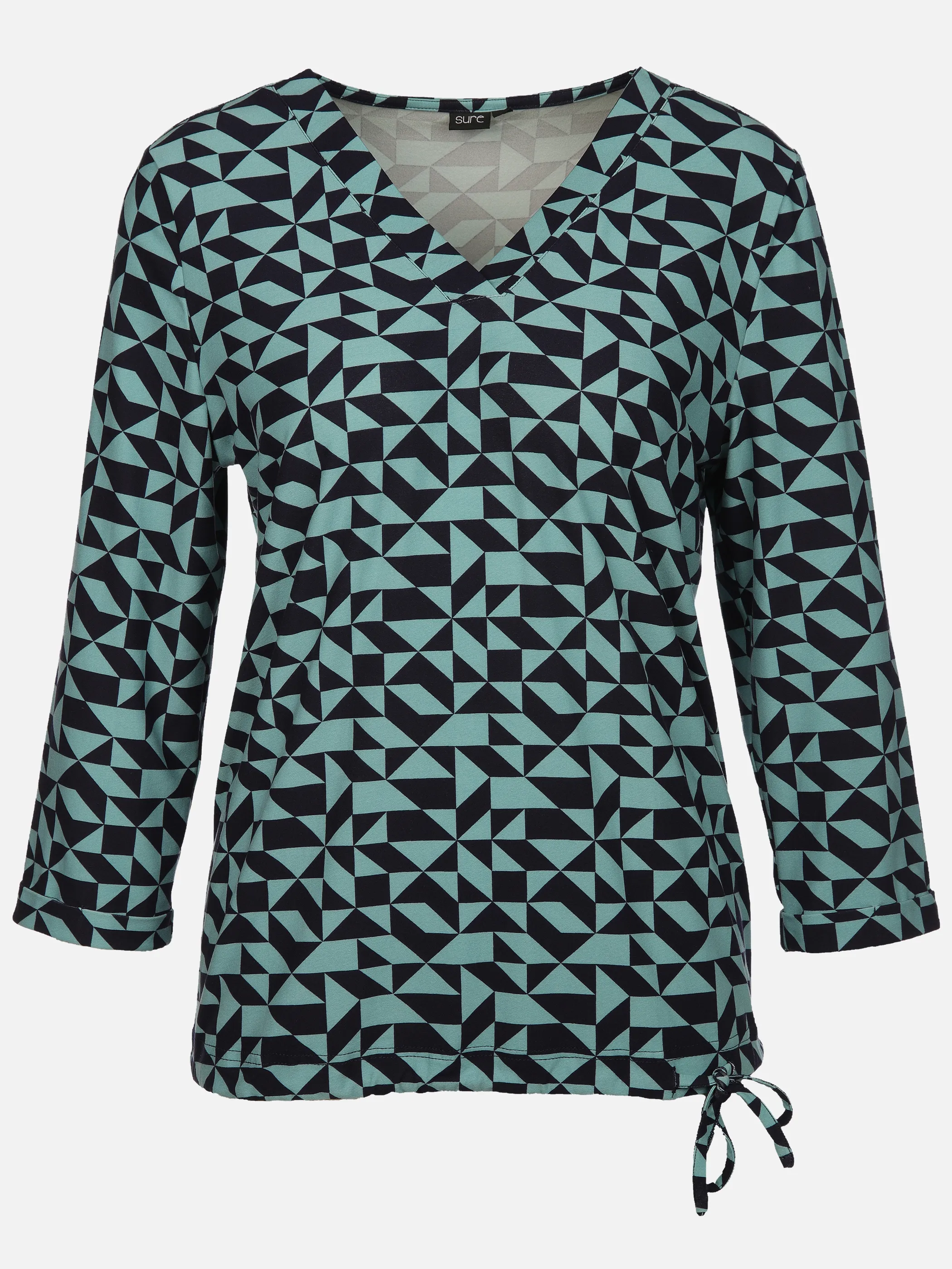 Sure Da-Alloverprint-Shirt Grün 912768 SAPPHIRE 1 Sure Da-Alloverprint-Shirt Grün 912768 SAPPHIRE 1