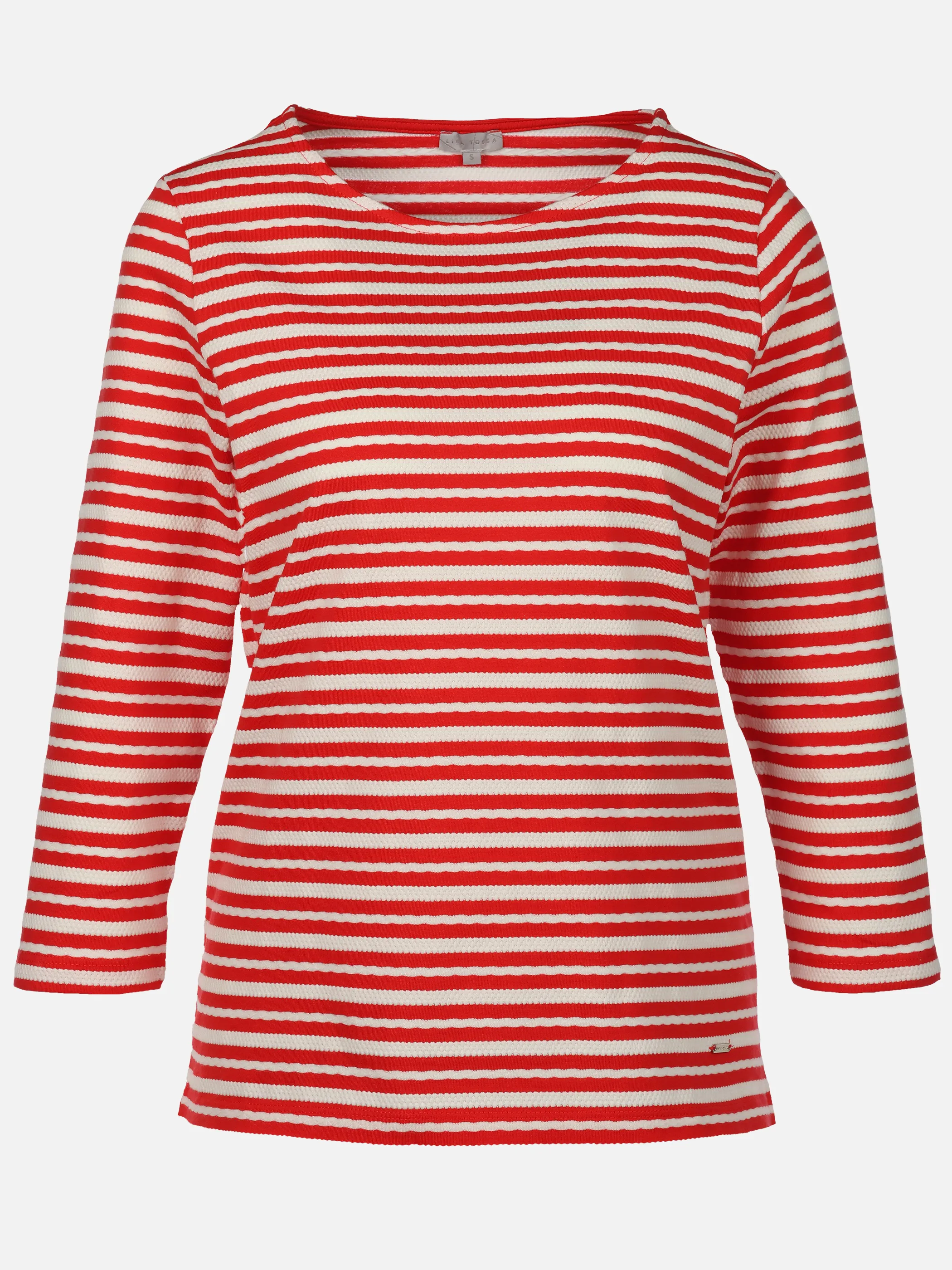 Lisa Tossa Da-Jacquard-Shirt 3/4 Arm Rot 920719 RED 1