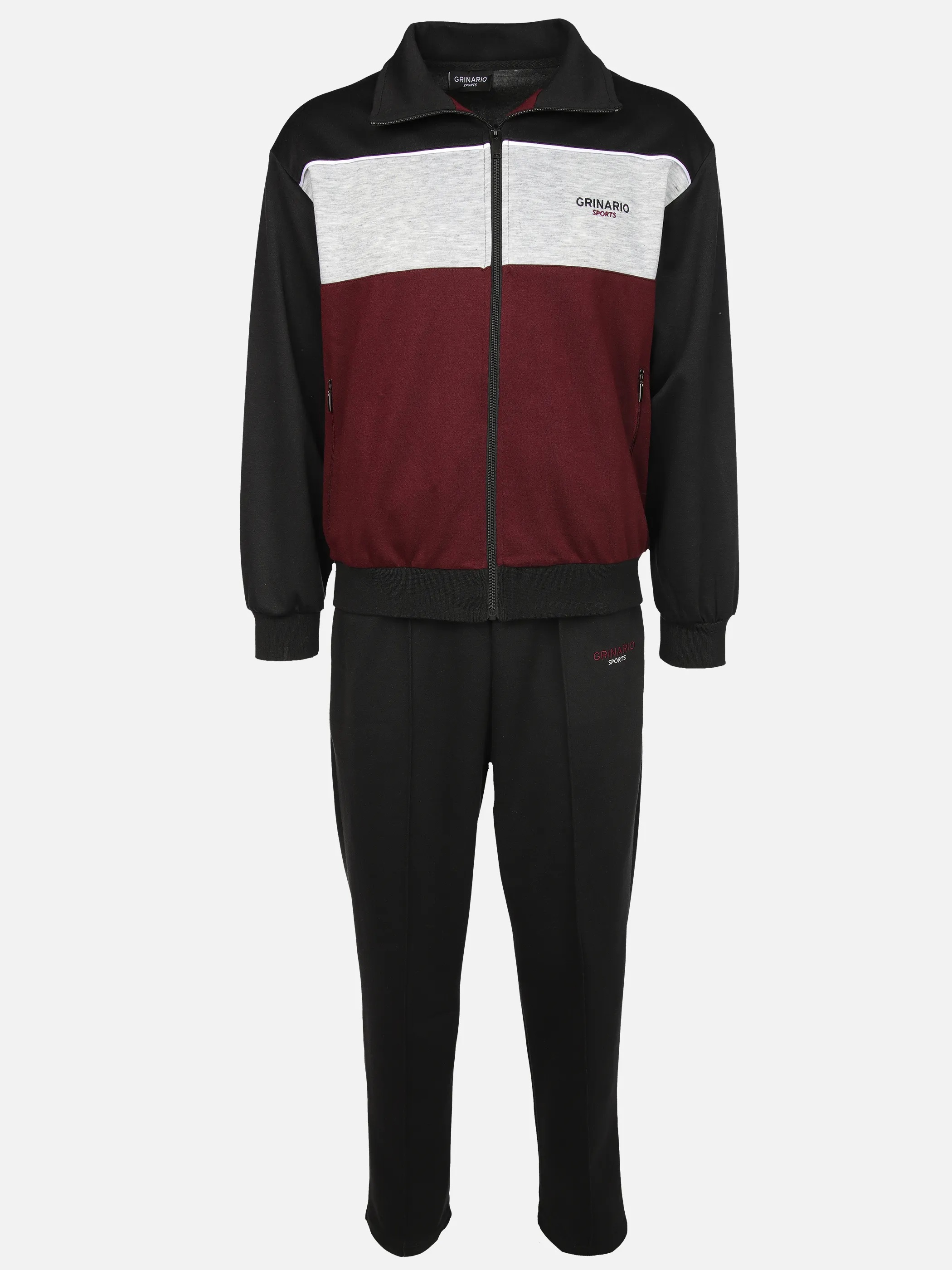 Grinario Sports He-Kur Jogginganzug Schwarz 912546 SW/GR/BO 1