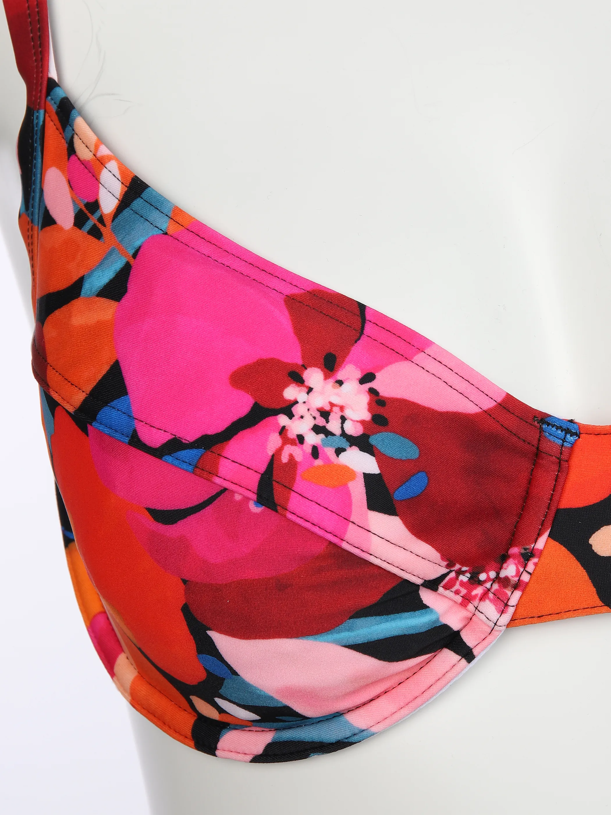 Grinario Sports Da-Bikini Top mit Druck Pink 890105 AOP 3