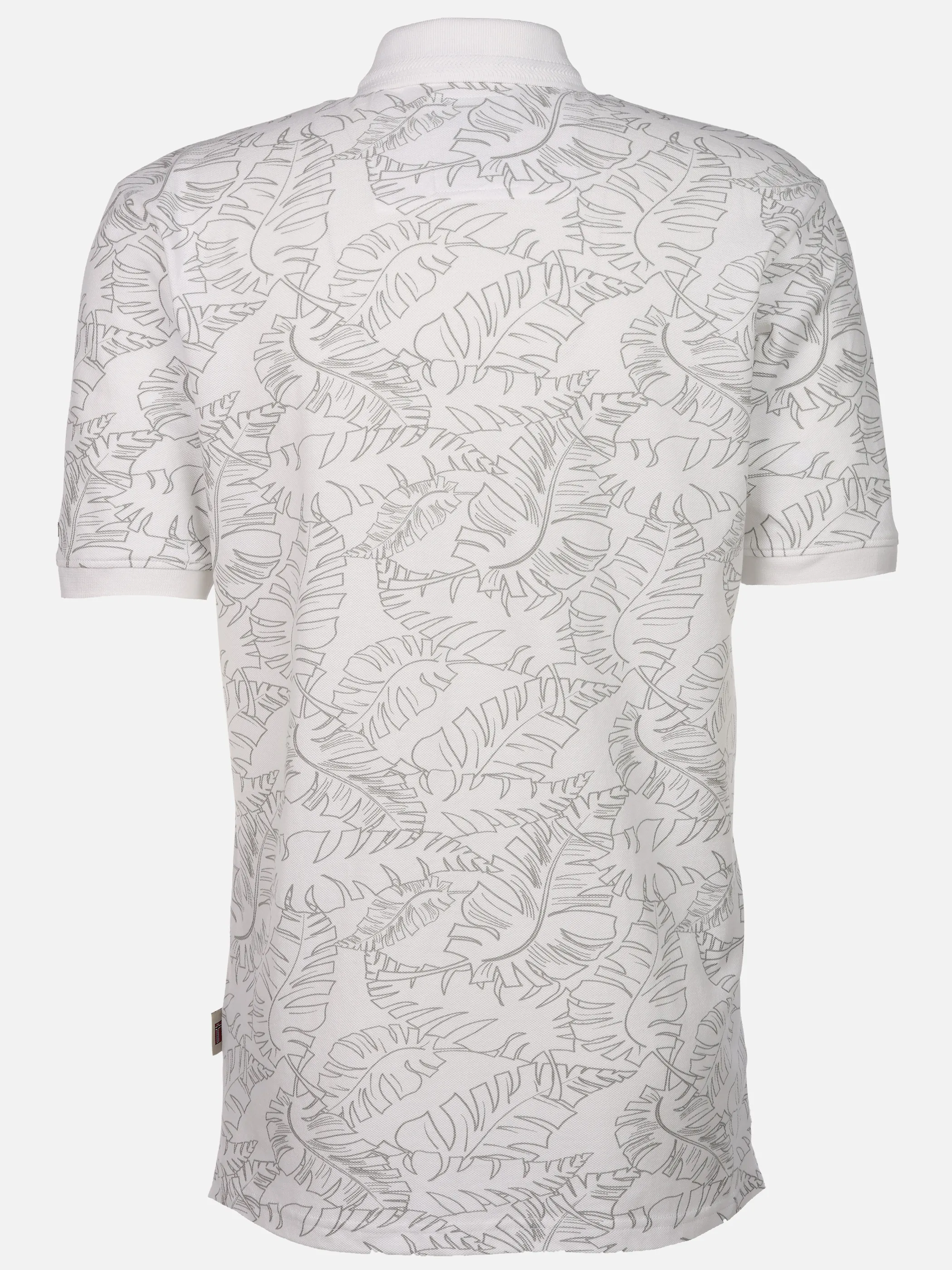 Southern Territory He. Poloshirt 1/2 Arm print Weiß 925211 WHITE 2