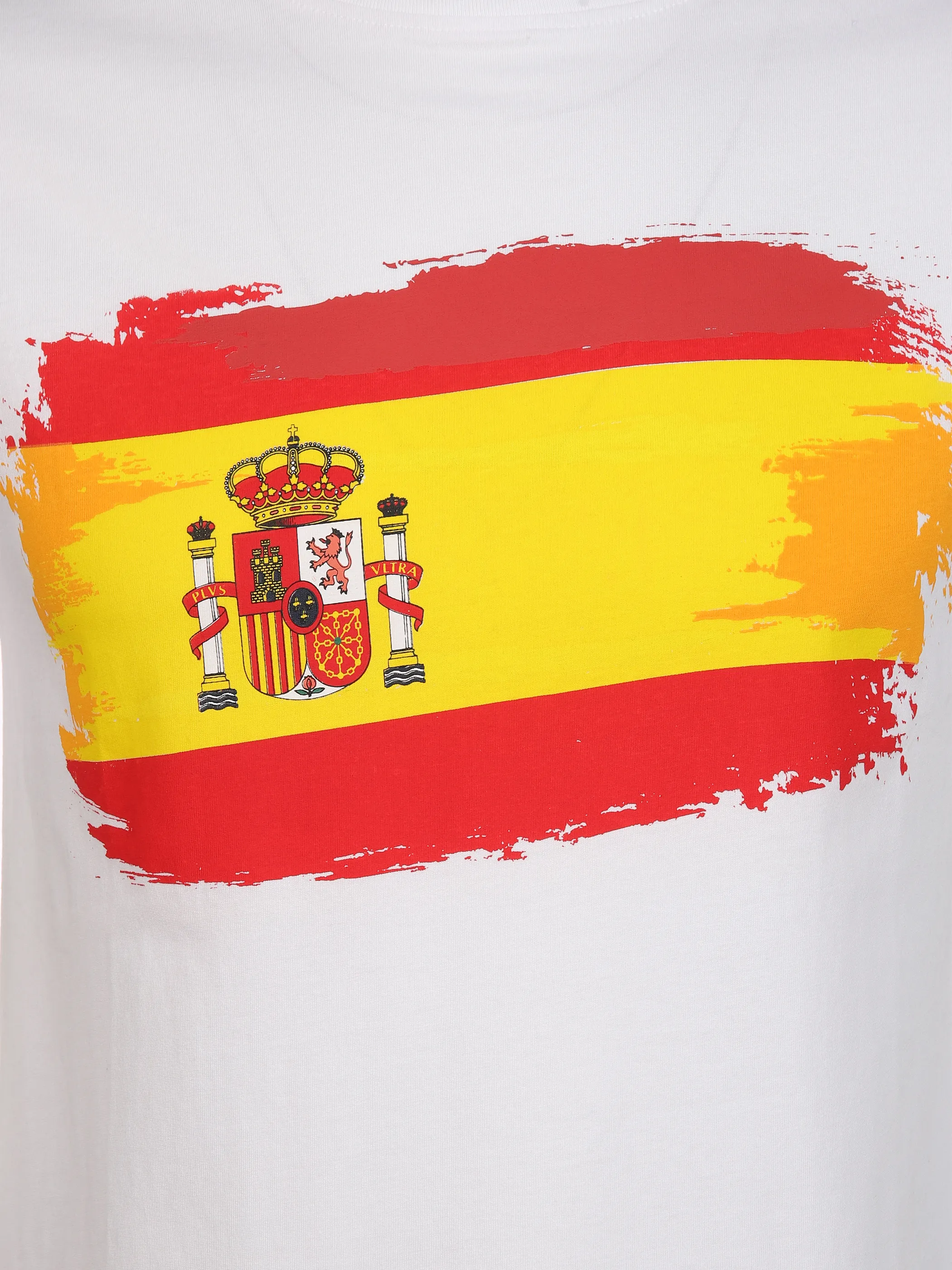 Grinario Sports Unisex T-Shirt EM24 Weiß 889225 W2 3 Grinario Sports Unisex T-Shirt EM24 Weiß 889225 W2 3