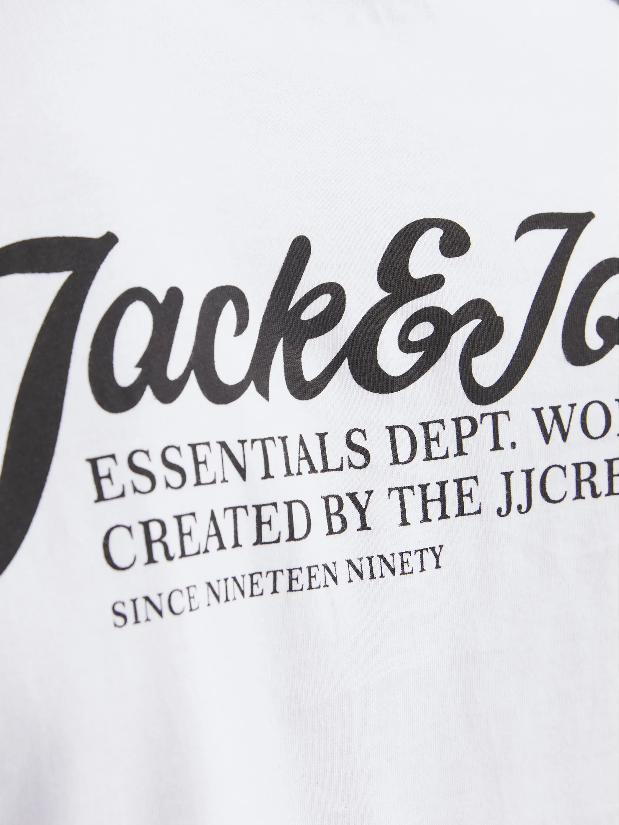 Jack Jones 12268434 JJBEAU TEE SS CREW NE Weiß 904461 178074 3