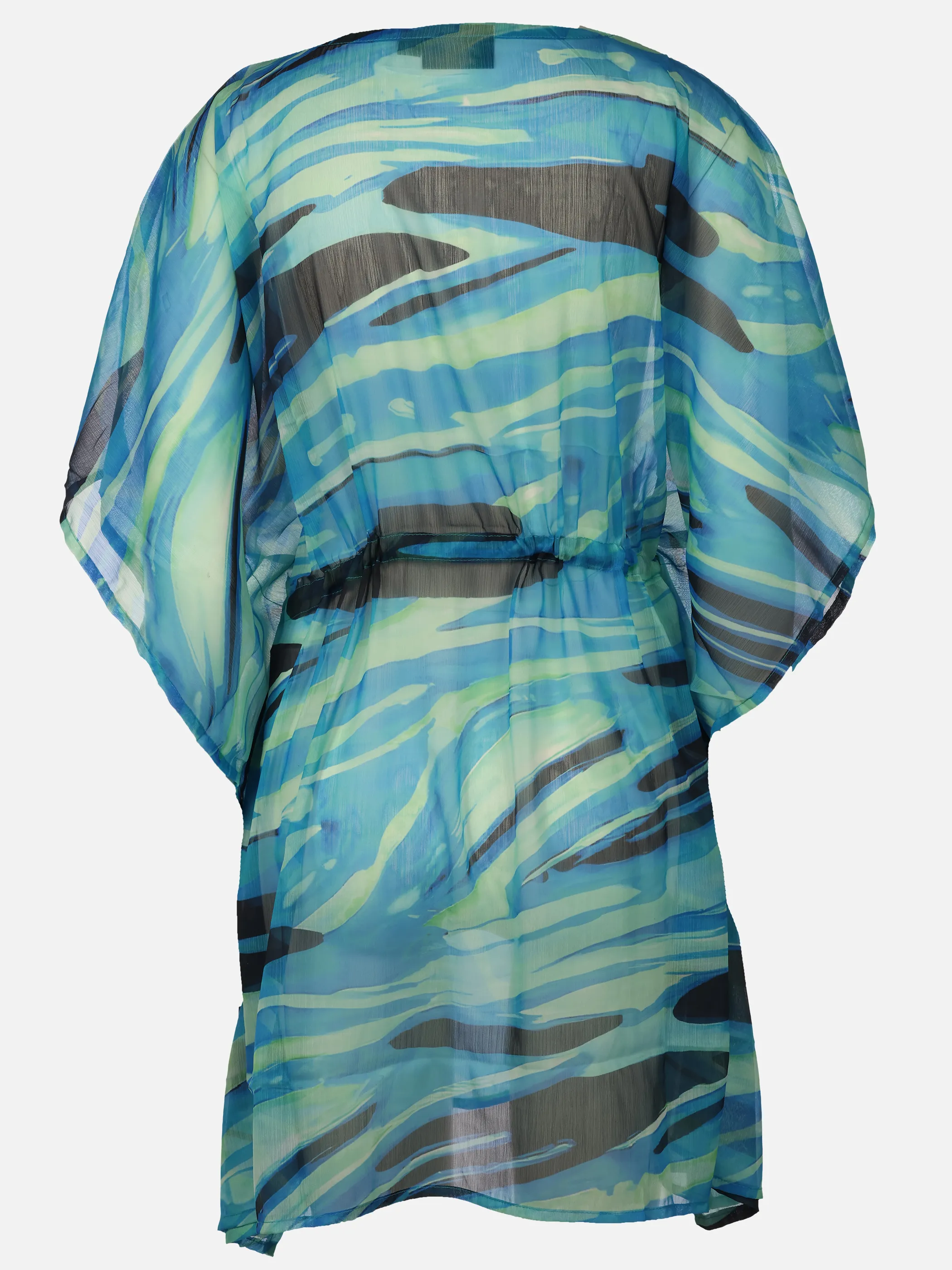 Grinario Sports Da-Strand Kaftan, AOP Blau 923579 BLUE FLUI 2