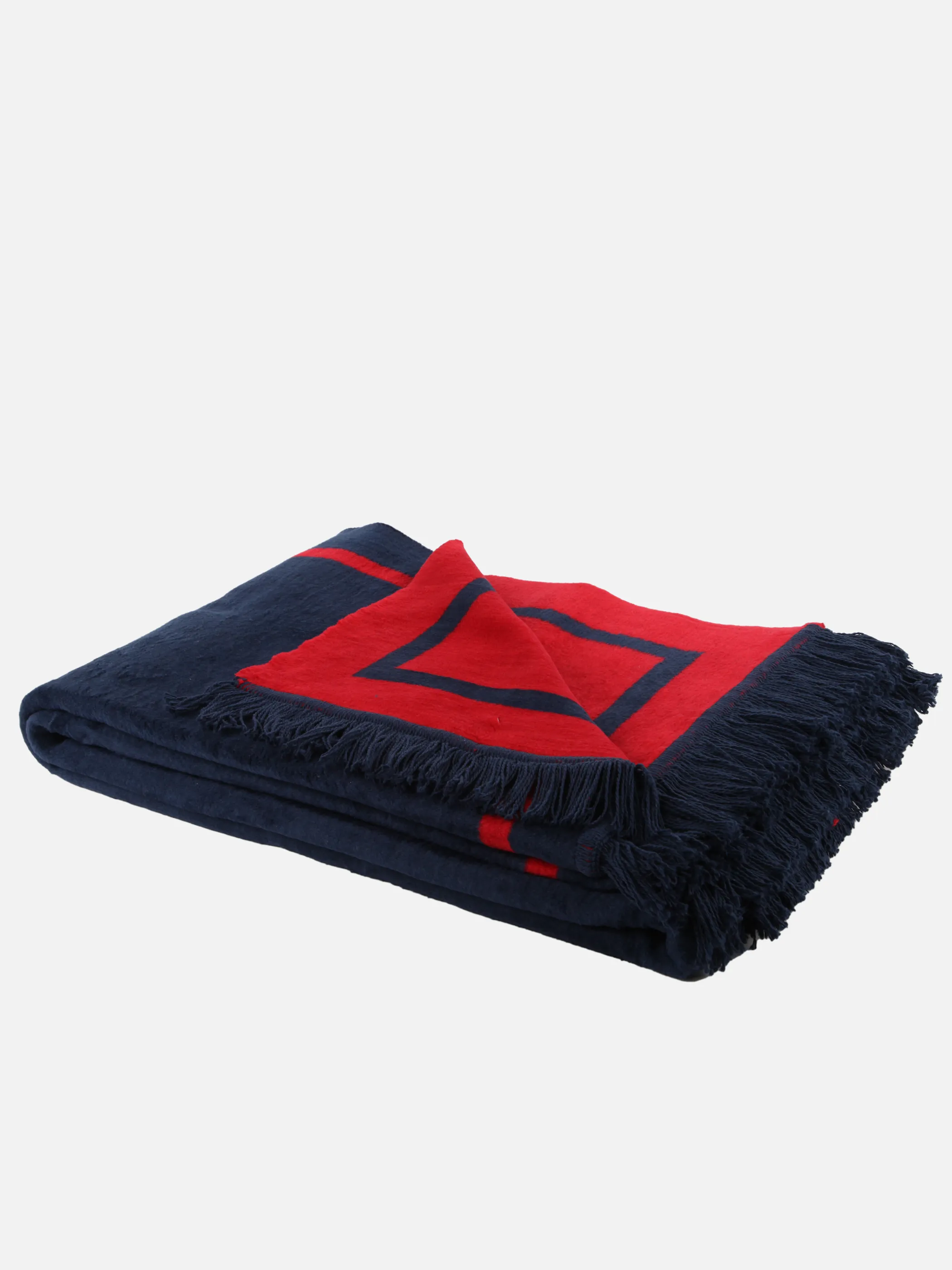 Harvey Miller Wohndecke mit Fransen 150x200 Blau 918521 NAVY 1