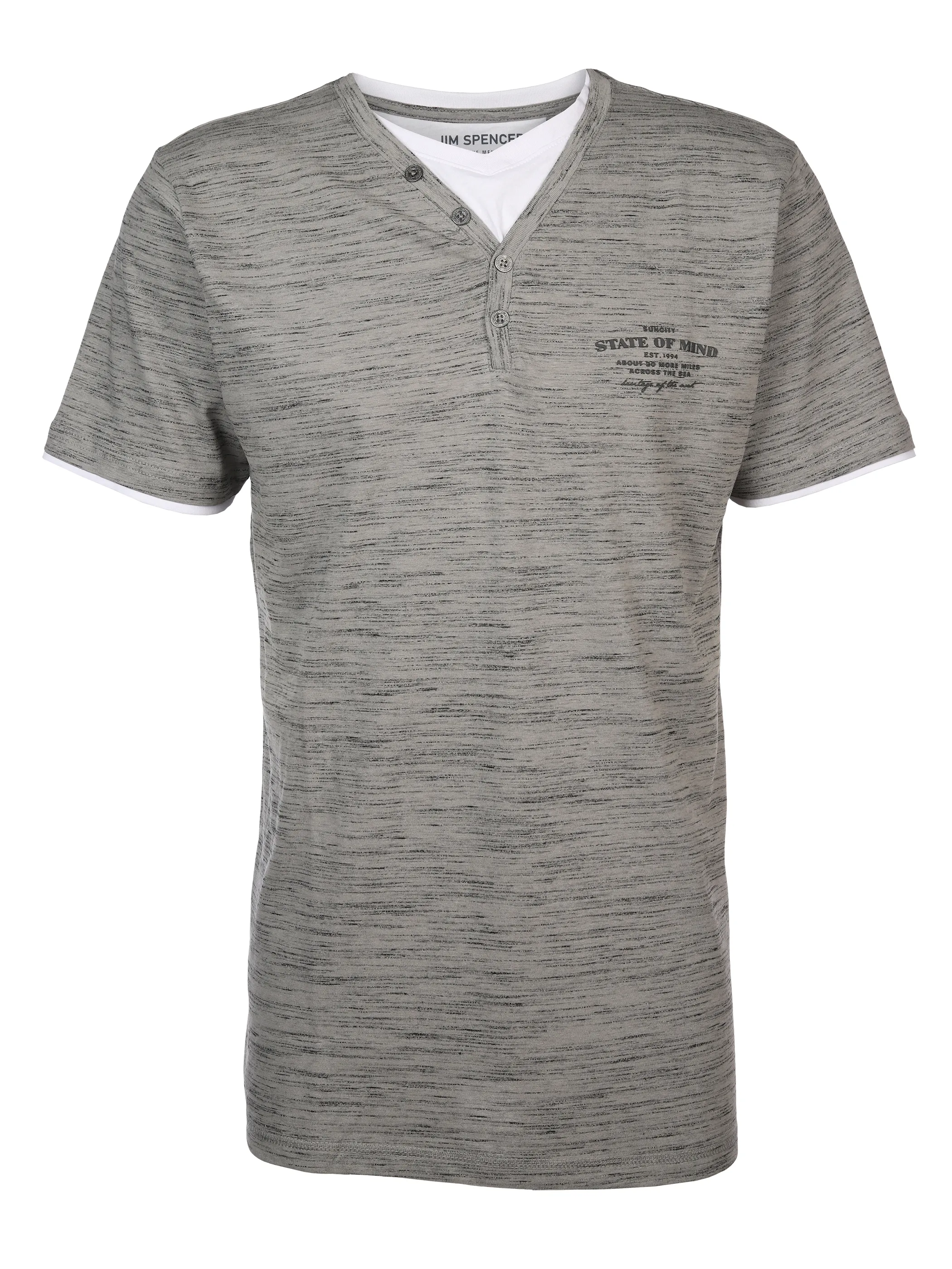 Jim Spencer He. Henleyshirt 1/2 Arm inject Oliv 894401 KHAKI 1 Jim Spencer He. Henleyshirt 1/2 Arm inject Oliv 894401 KHAKI 1