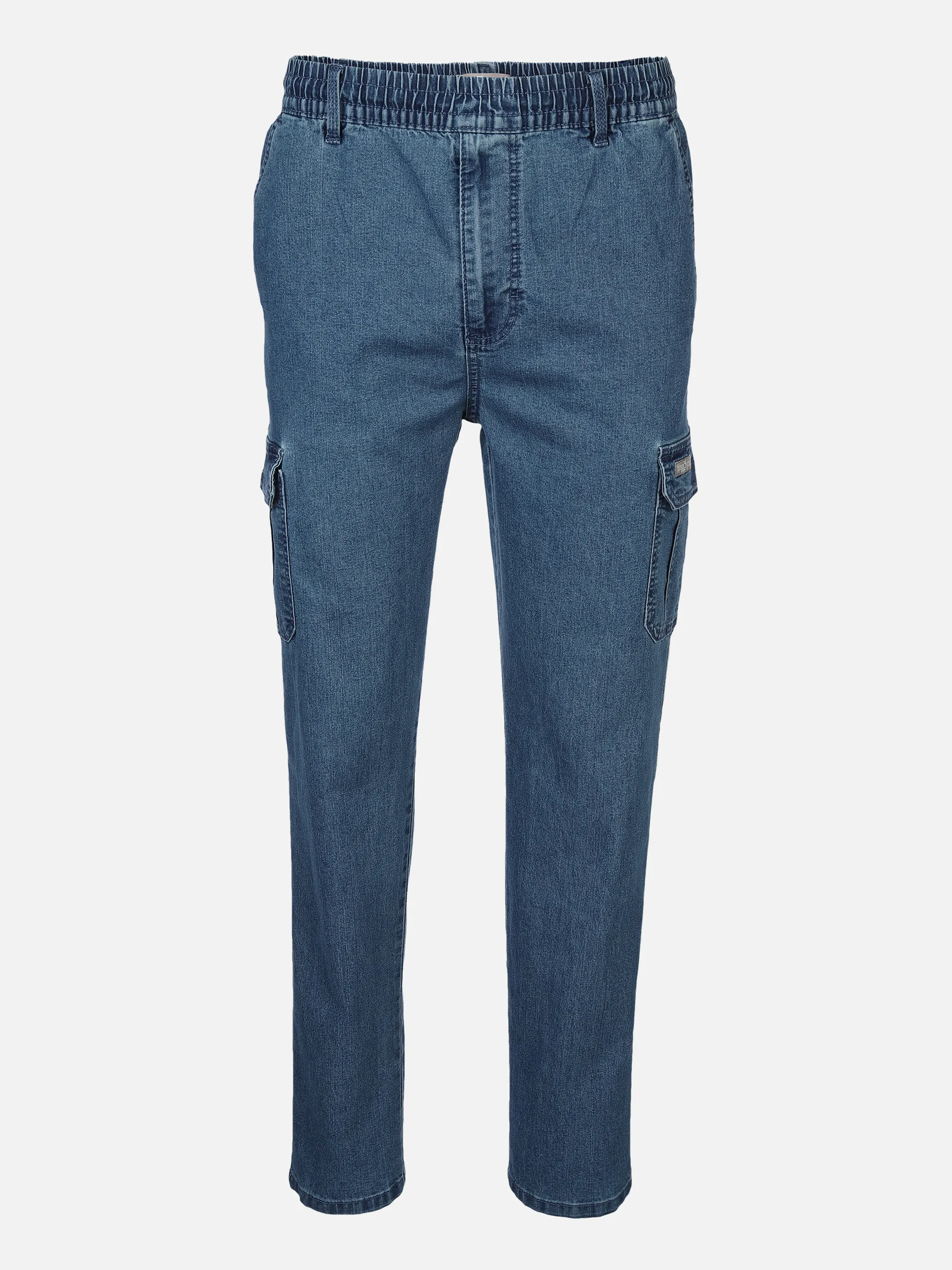 Marcel Battiston He. Jeans Schlupfhose Cargo Blau 741359 BLUE 1 Marcel Battiston He. Jeans Schlupfhose Cargo Blau 741359 BLUE 1