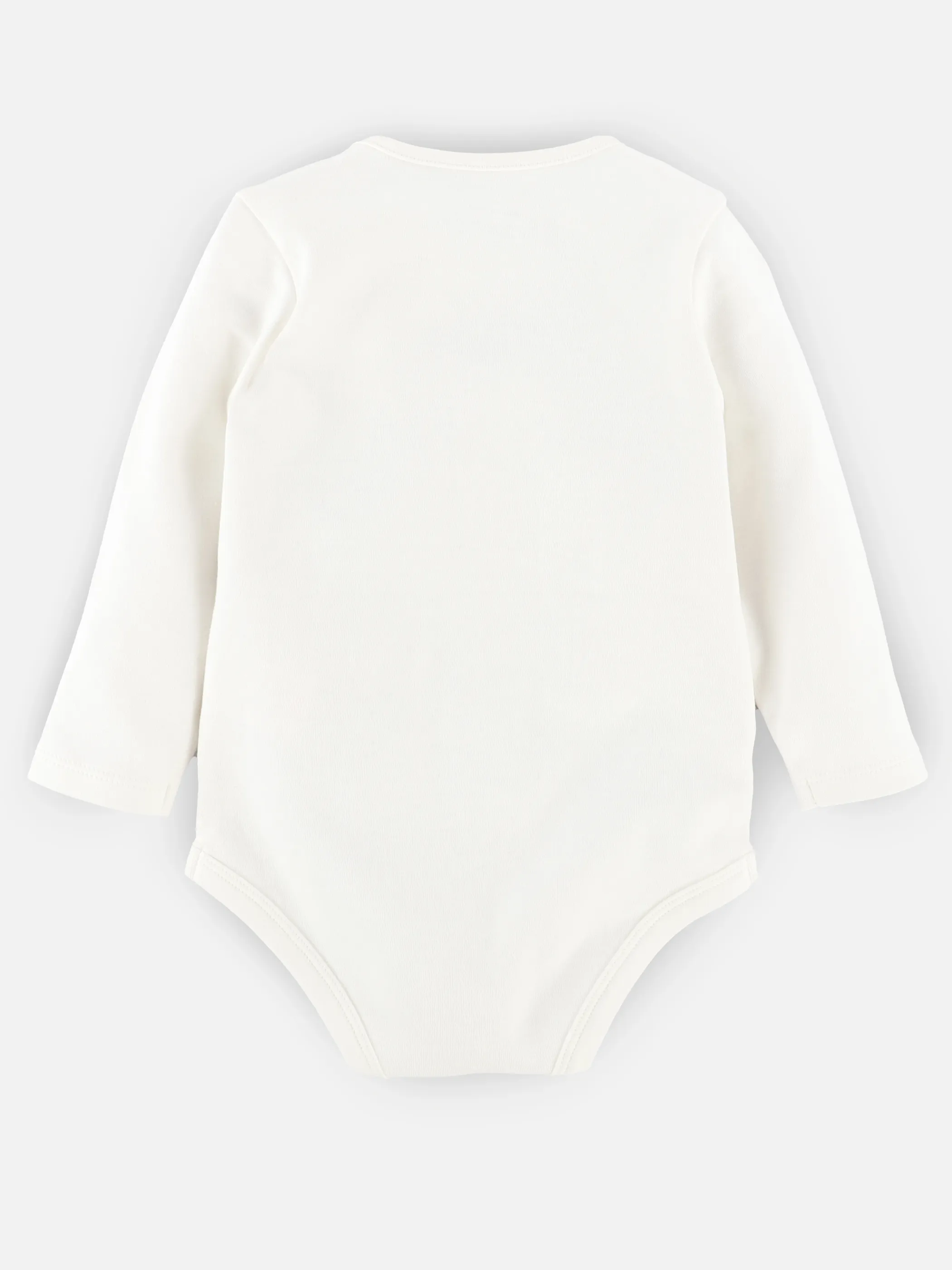 Bubble Gum BU Weihnachts-Body mit Rentier Print in offwhite Weiß 916324 OFFWHITE 2