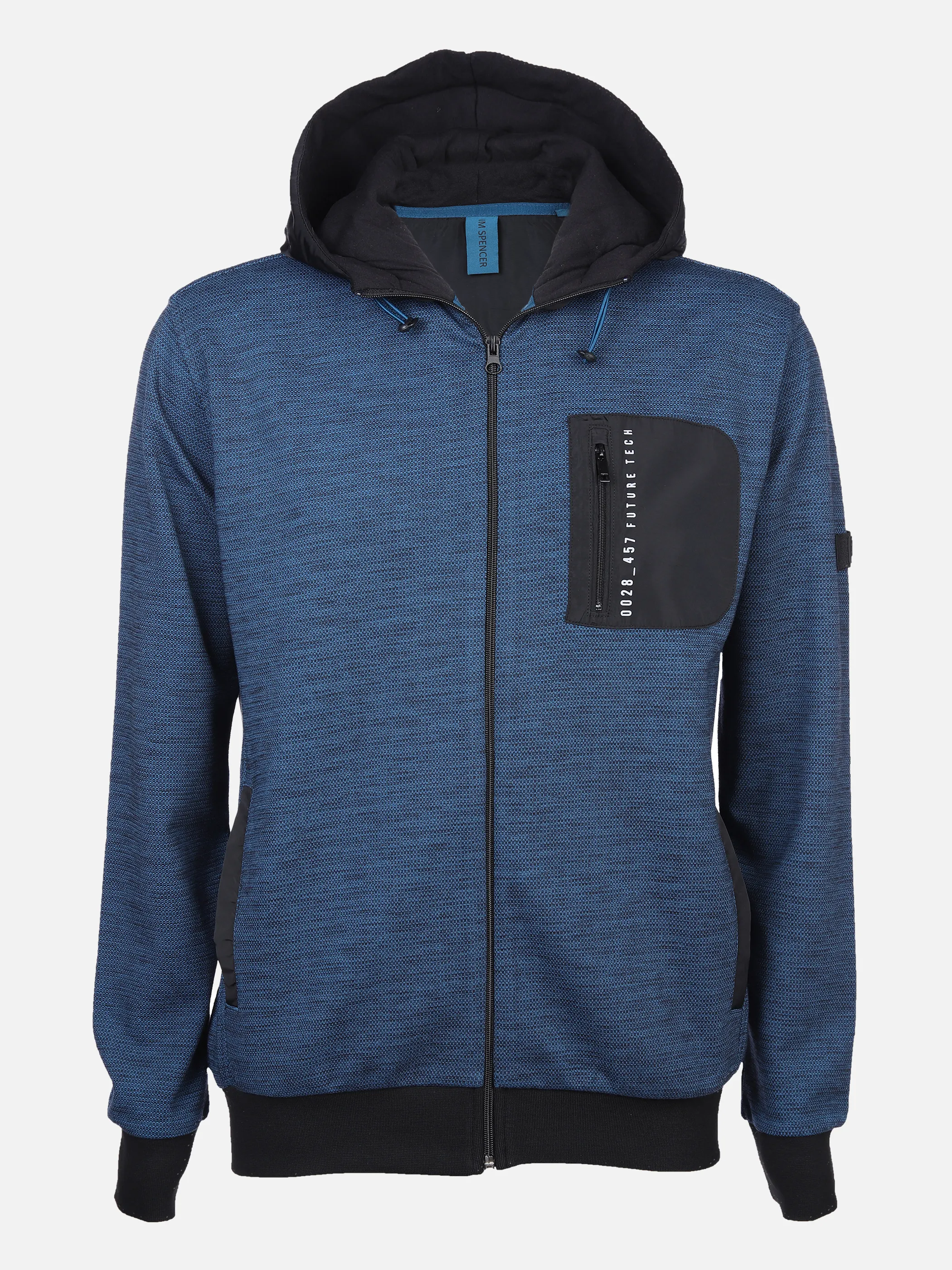 Jim Spencer He. Sweatjacke Hybrid Blau 869284 DARK NAVY 1 Jim Spencer He. Sweatjacke Hybrid Blau 869284 DARK NAVY 1