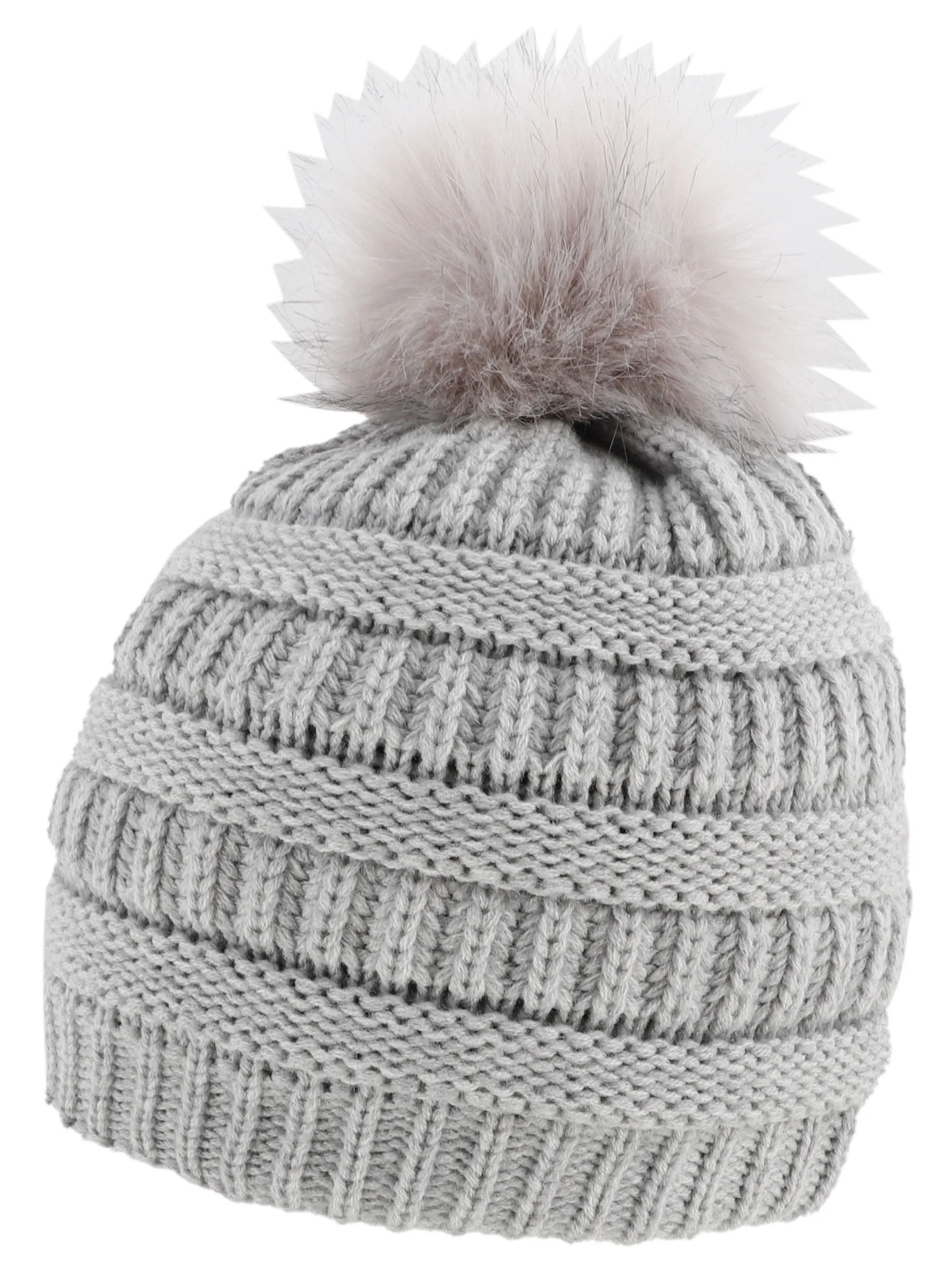 Lisa Tossa Da-Strickmütze Grau 916752 GREY 2