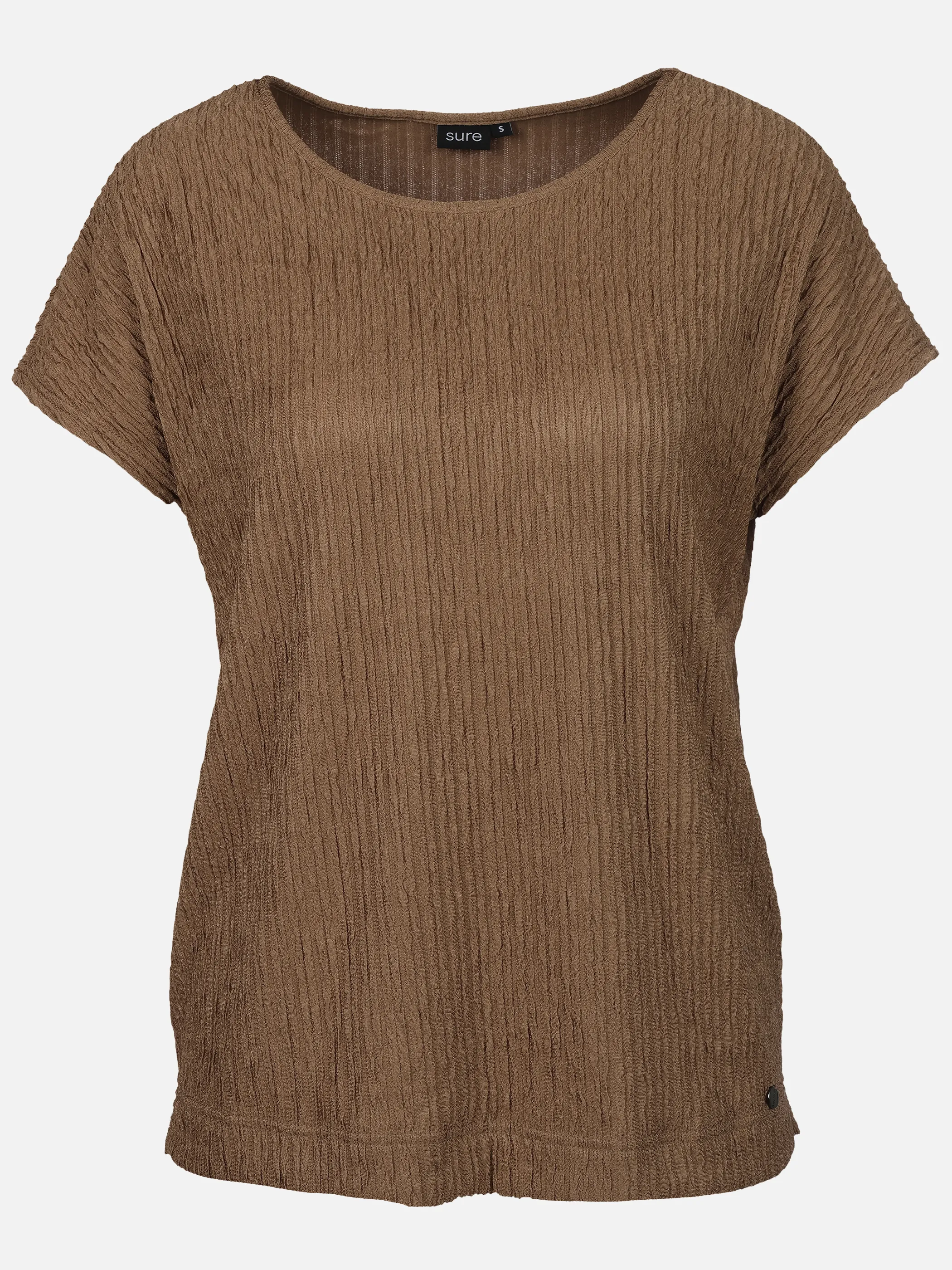Sure Da-Plisse-T-Shirt Braun 926180 BRAUN 1