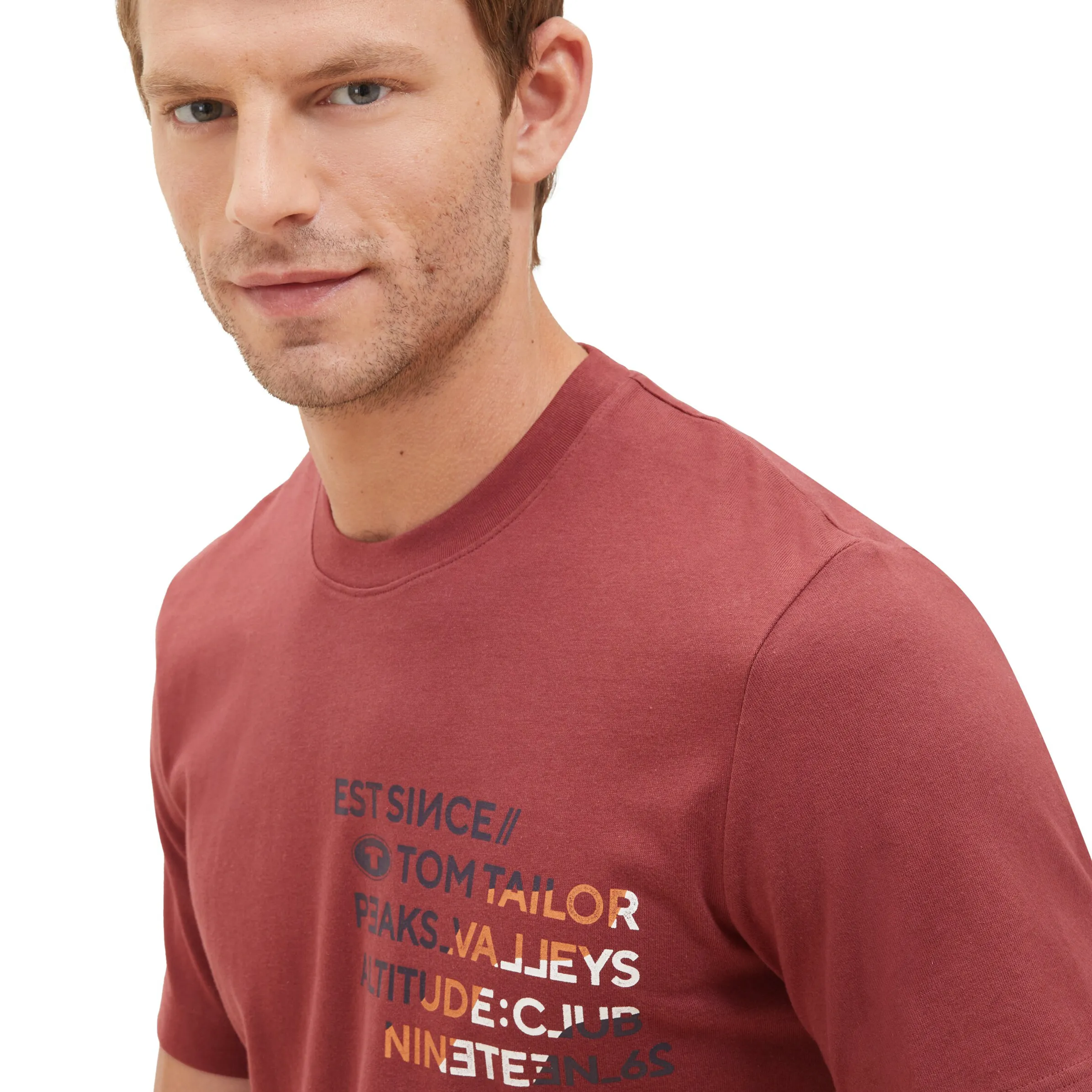 Tom Tailor 1037848 printed t-shirt Rot 884270 32220 3 Tom Tailor 1037848 printed t-shirt Rot 884270 32220 3
