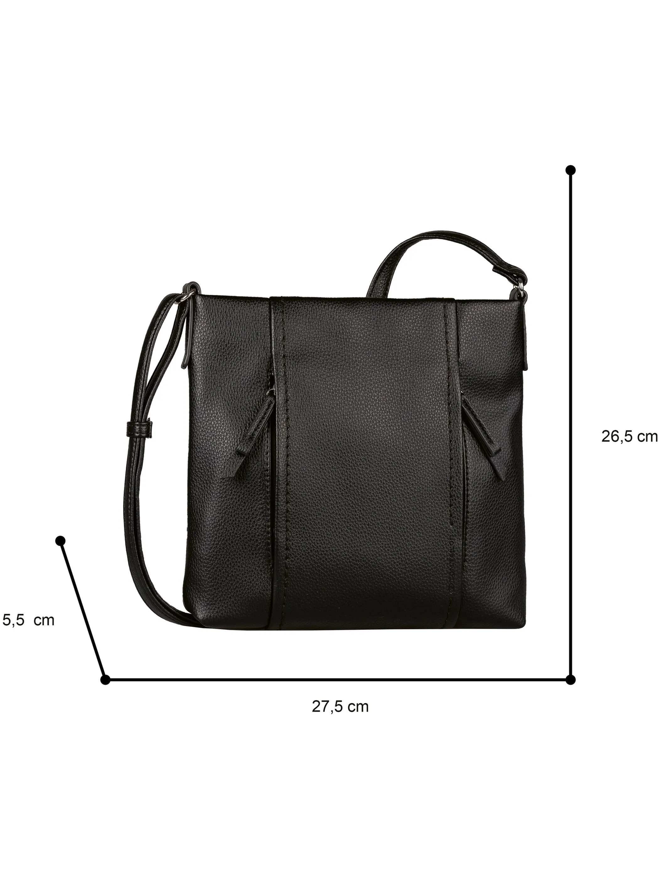 Tom Tailor 010903 Beca, Cross bag M, blac Schwarz 901005 060 4