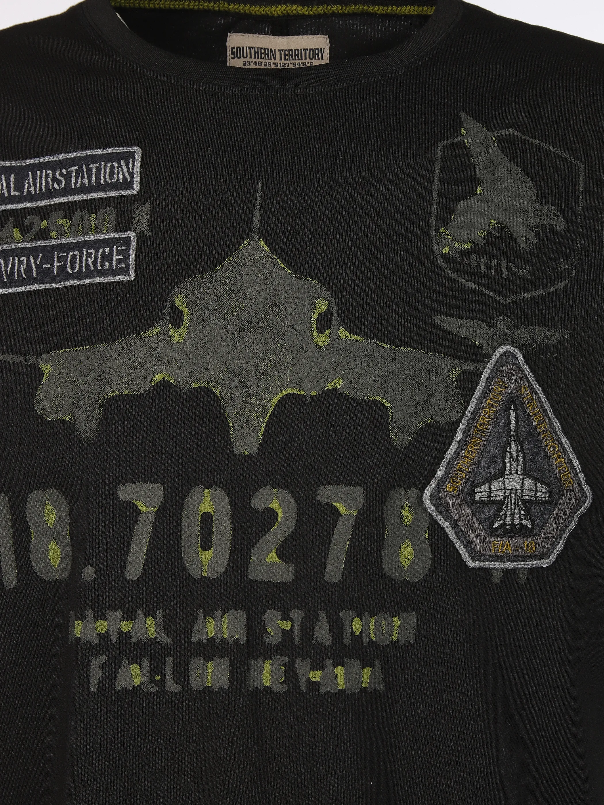 Southern Territory He. T-Shirt 1/2 Arm Print Schwarz 916379 1000 3
