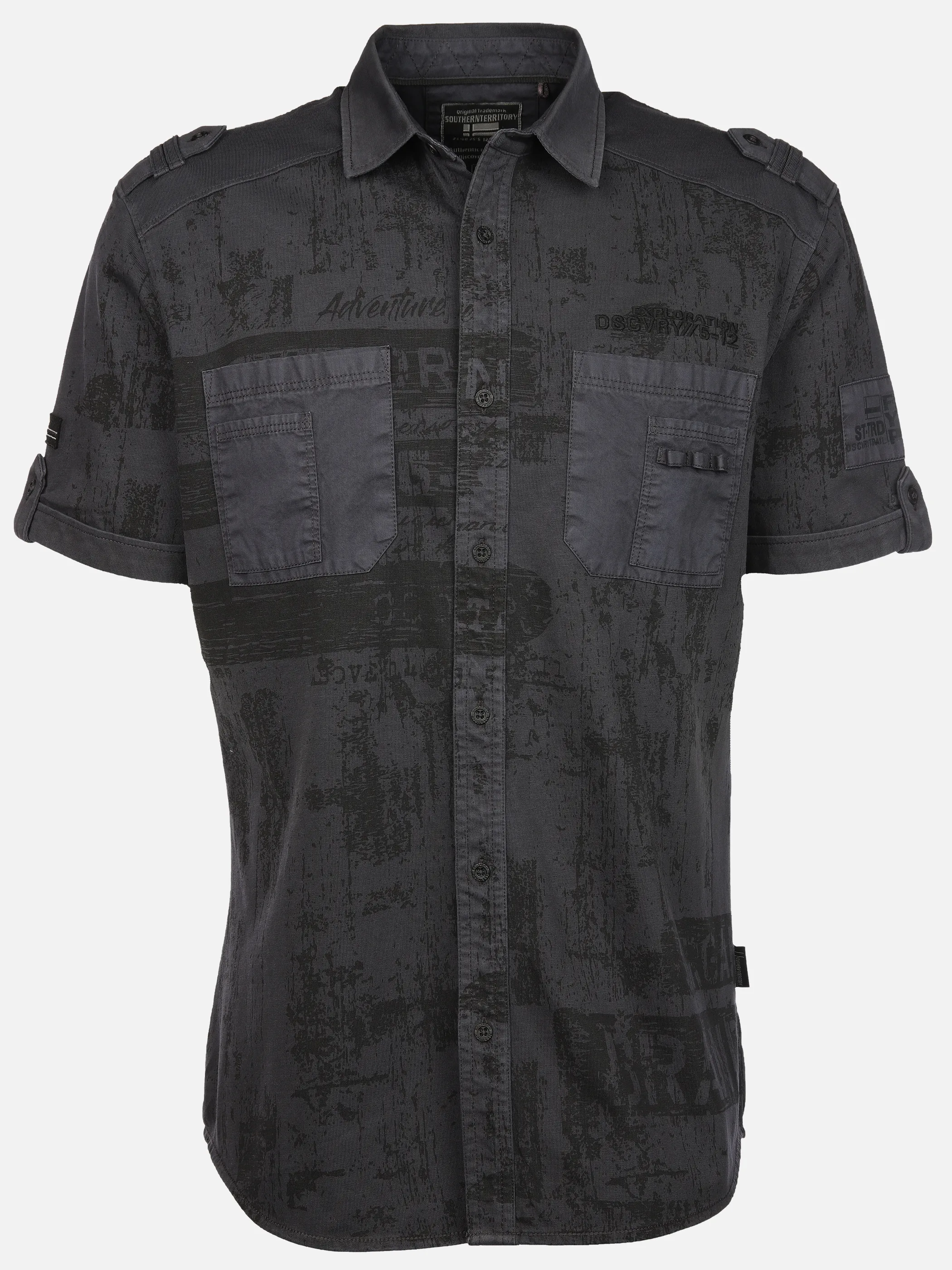 Southern Territory He. Jerseyhemd 1/2 Arm allover Grau 906585 GRAPHIT 1 Southern Territory He. Jerseyhemd 1/2 Arm allover Grau 906585 GRAPHIT 1