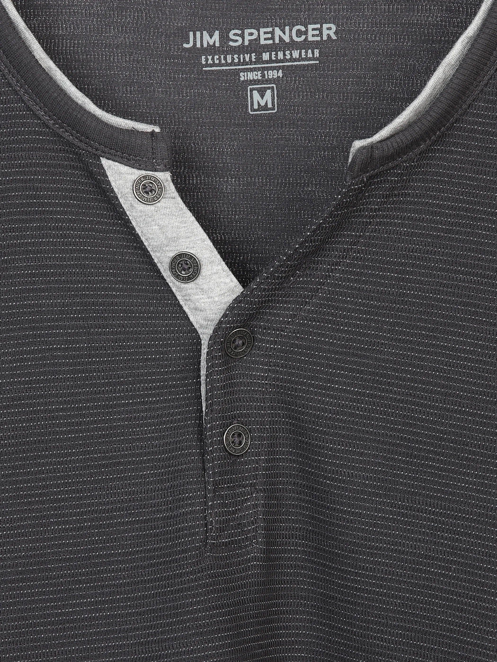 Jim Spencer He. Henleyshirt 1/1 Arm space Grau 898399 ANTHRA 3 Jim Spencer He. Henleyshirt 1/1 Arm space Grau 898399 ANTHRA 3