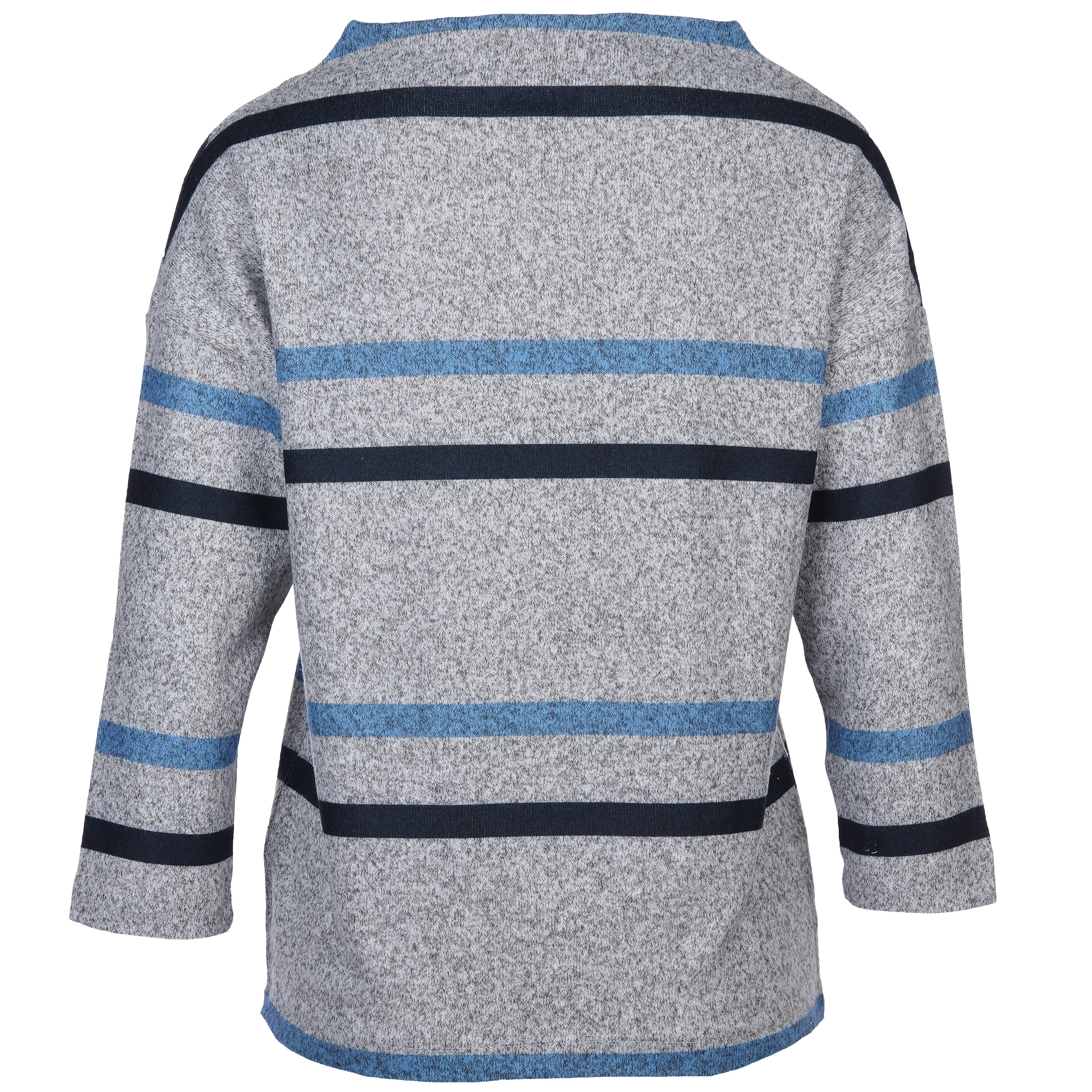 Sure Da- Flauschshirt m. Streifendr Blau 886184 BLAU 2 Sure Da- Flauschshirt m. Streifendr Blau 886184 BLAU 2