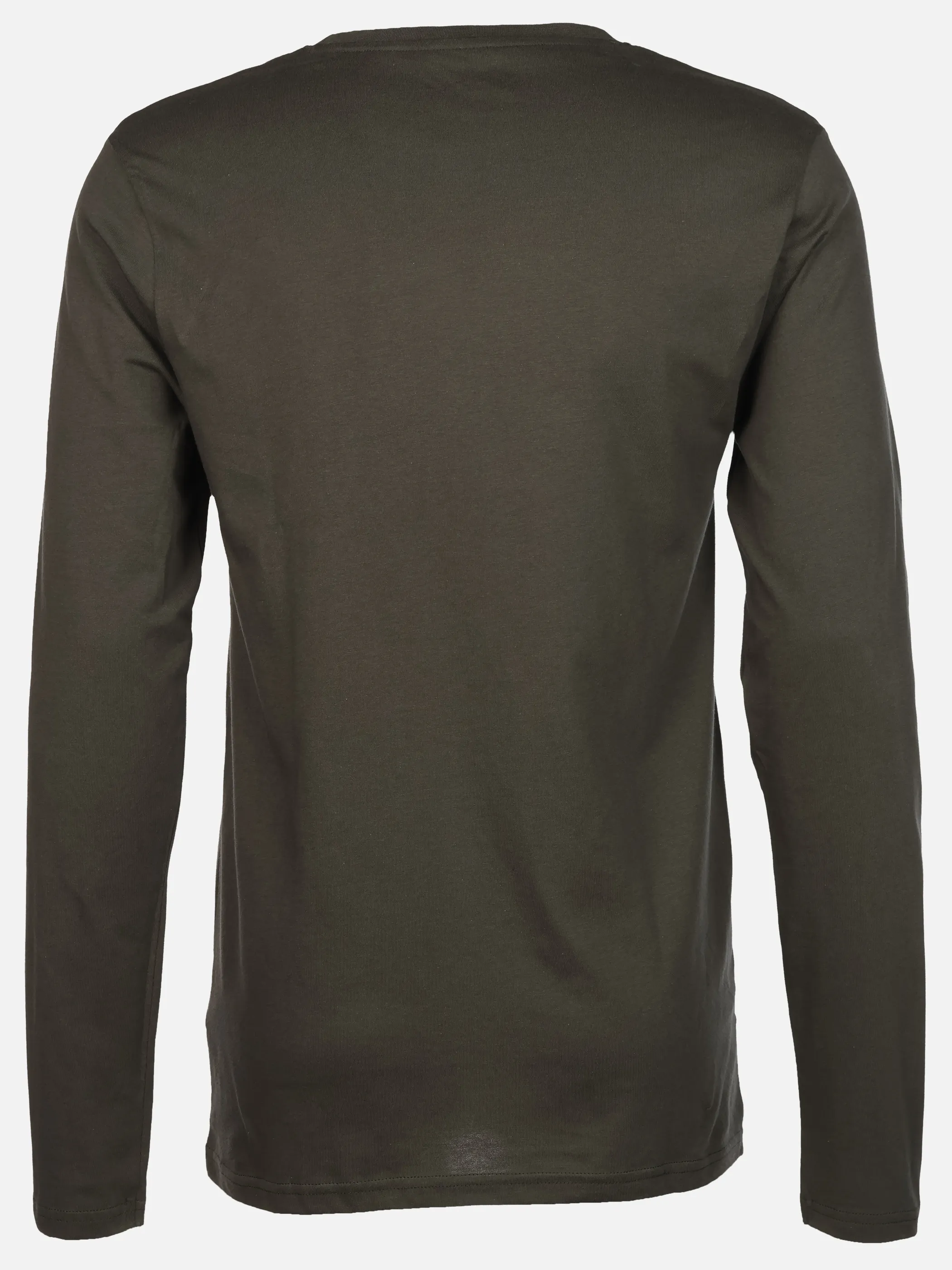 Phil+Co He. Schlafshirt RH Grün 930539 KHAKI 2