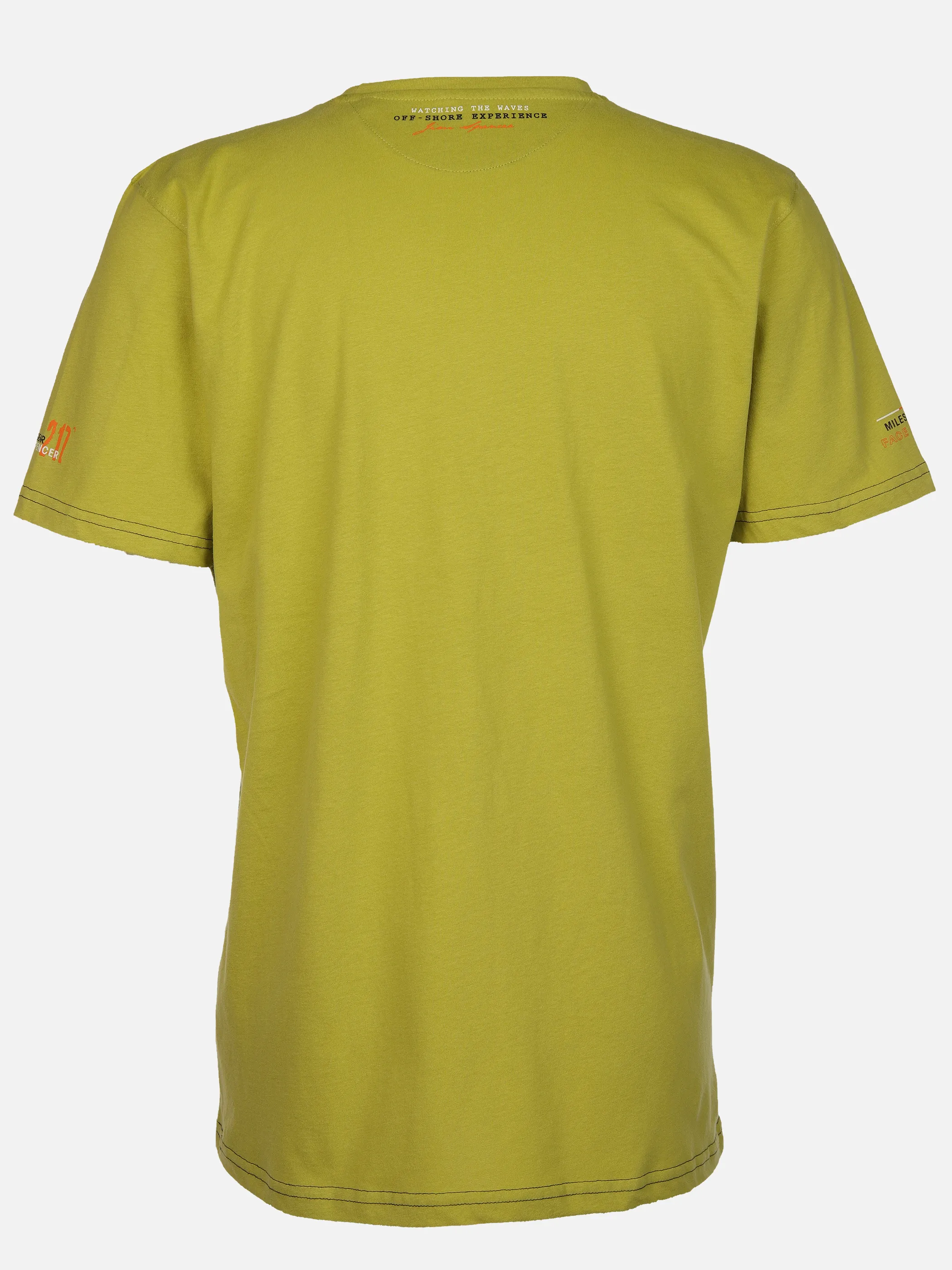 Jim Spencer He. T-Shirt 1/2 Arm print Gelb 910900 LEMON 2