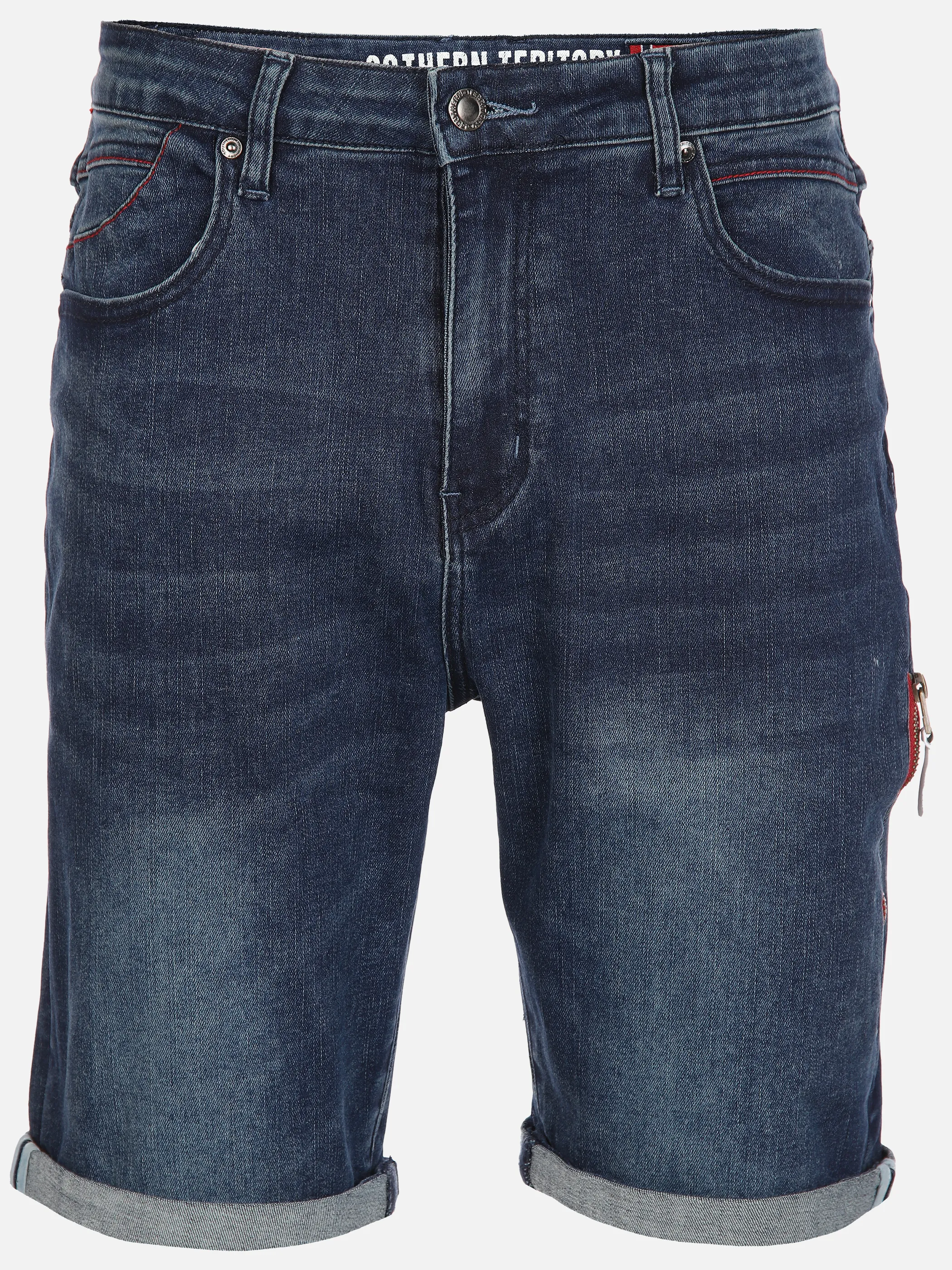 Southern Territory YF-He- Jeans-Short "Patrick" Blau 891816 D BLUE 1