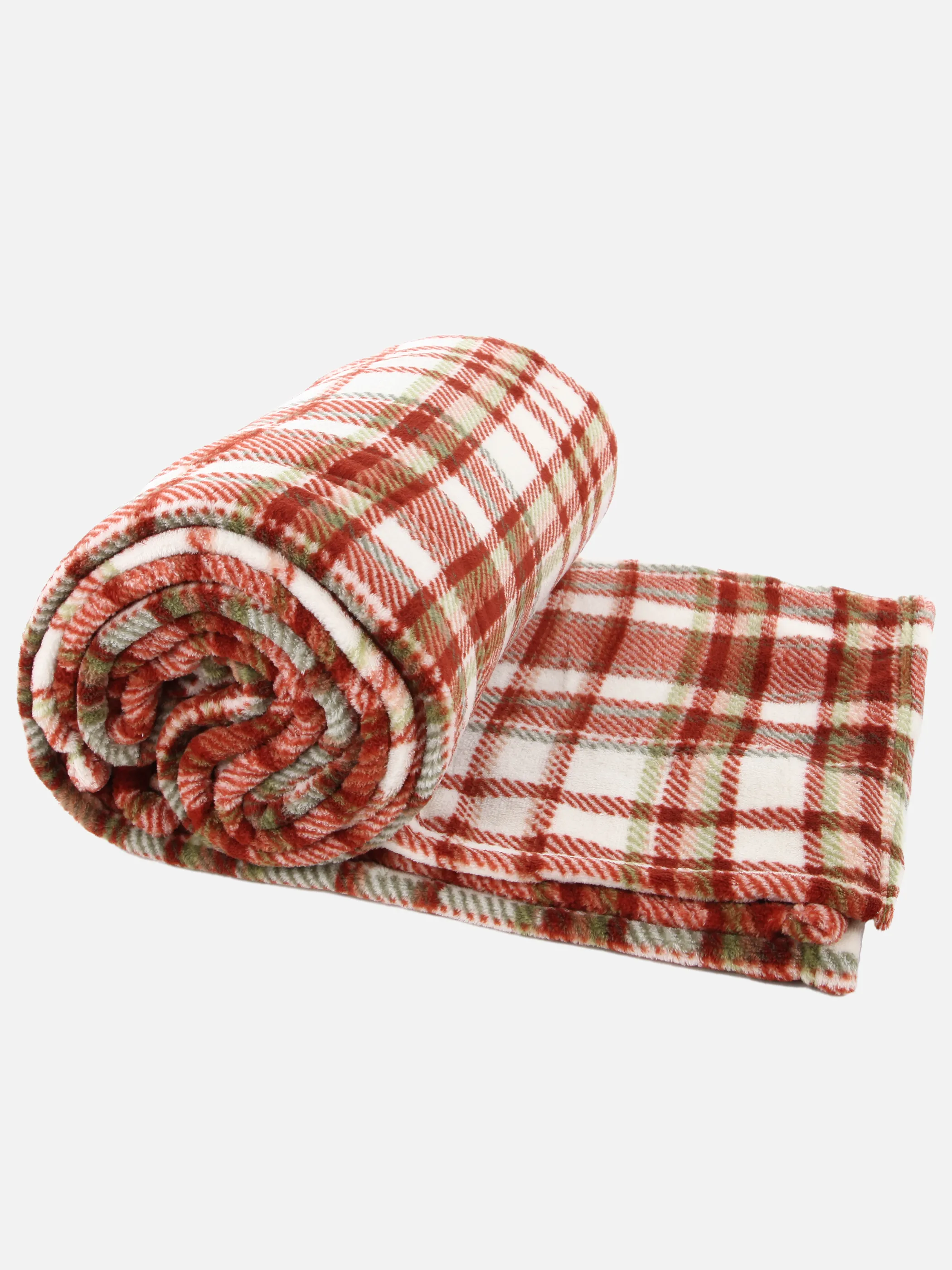 Dream House Wohndecke Flanell Karo Rot 932737 KARO 2