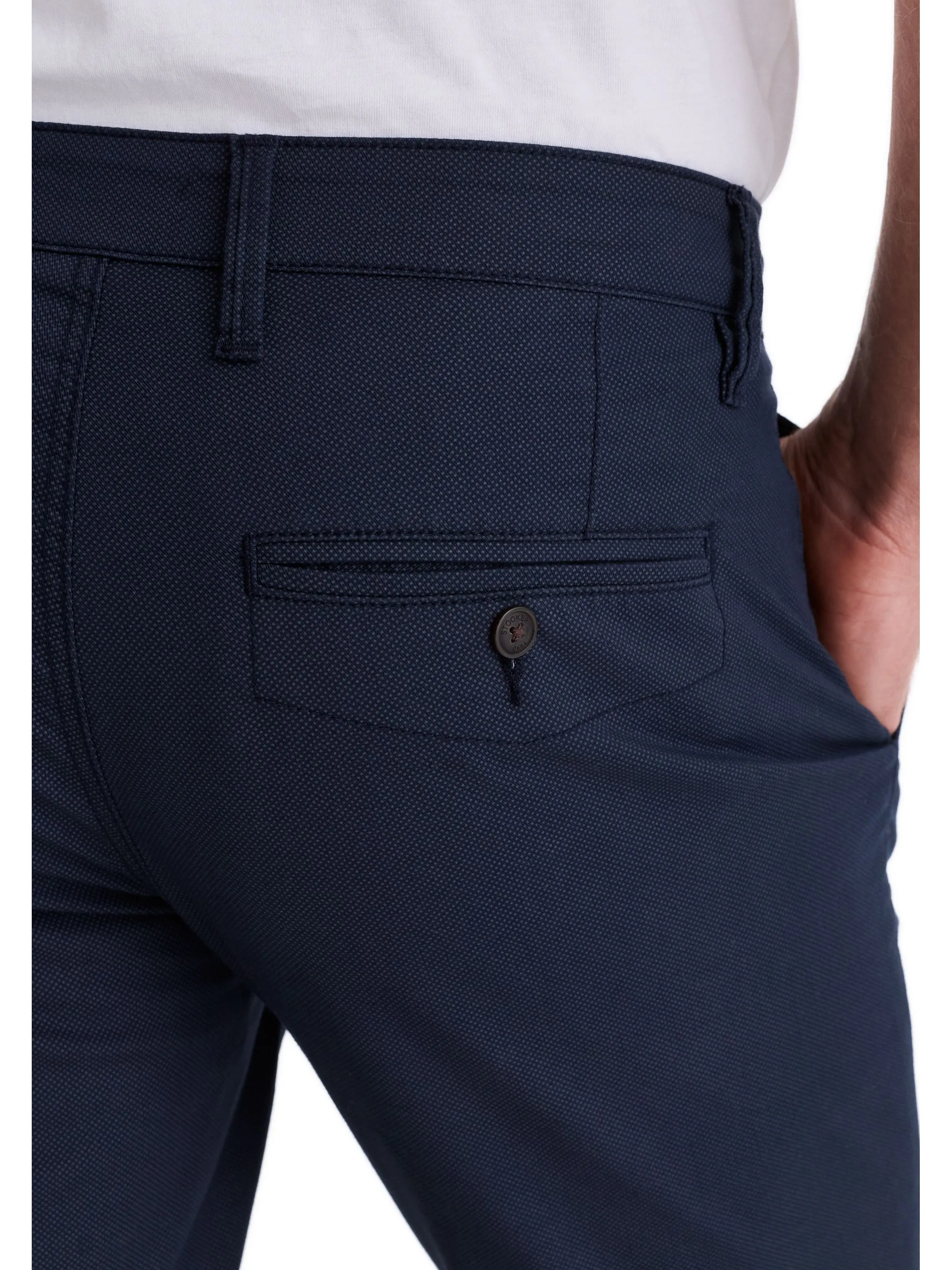 Stooker HAKA 51790080009674 He. Hosen lang, Blau 911362 9674 3