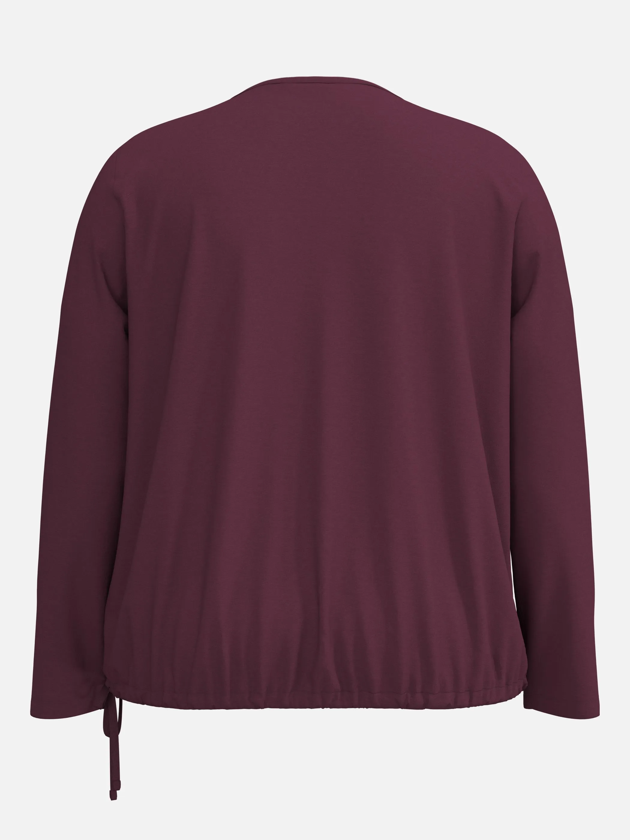 Sonja Blank Da-gr.Gr. Shirt, langarm Rot 929998 AUBERGINE 2