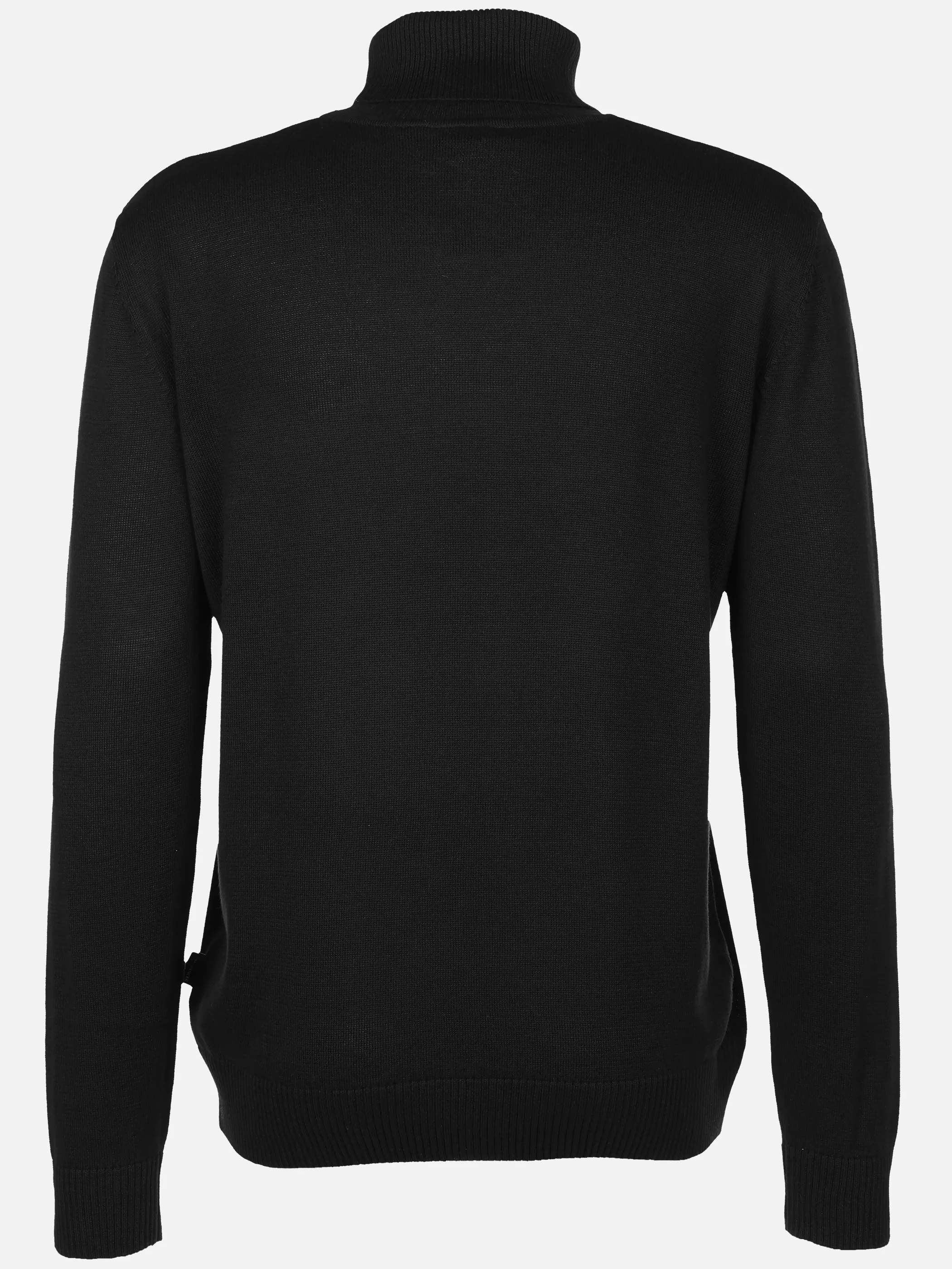 Jim Spencer He. Strickrolli melange Schwarz 919256 BLACKSOLID 2