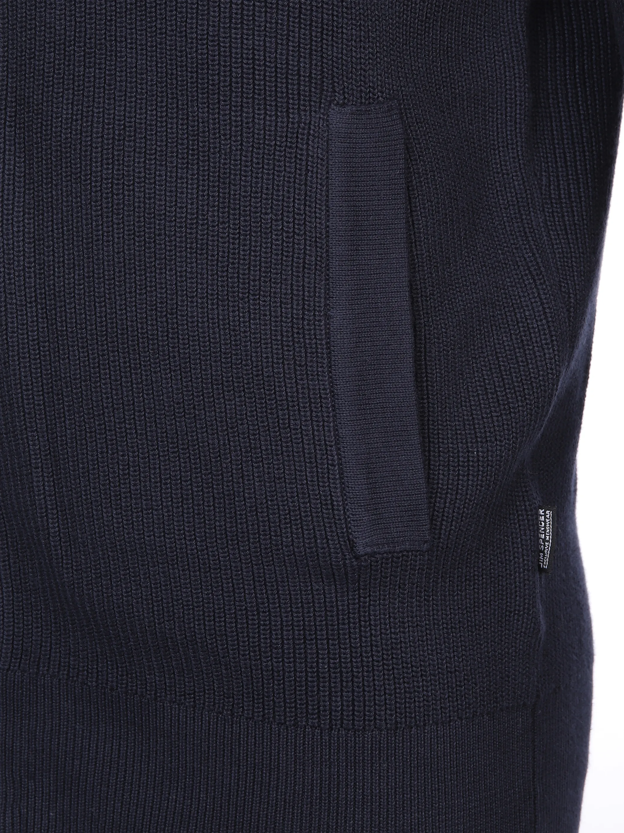 Jim Spencer He. Strickjacke RV mit Taschen Blau 898386 NAVY 3 Jim Spencer He. Strickjacke RV mit Taschen Blau 898386 NAVY 3