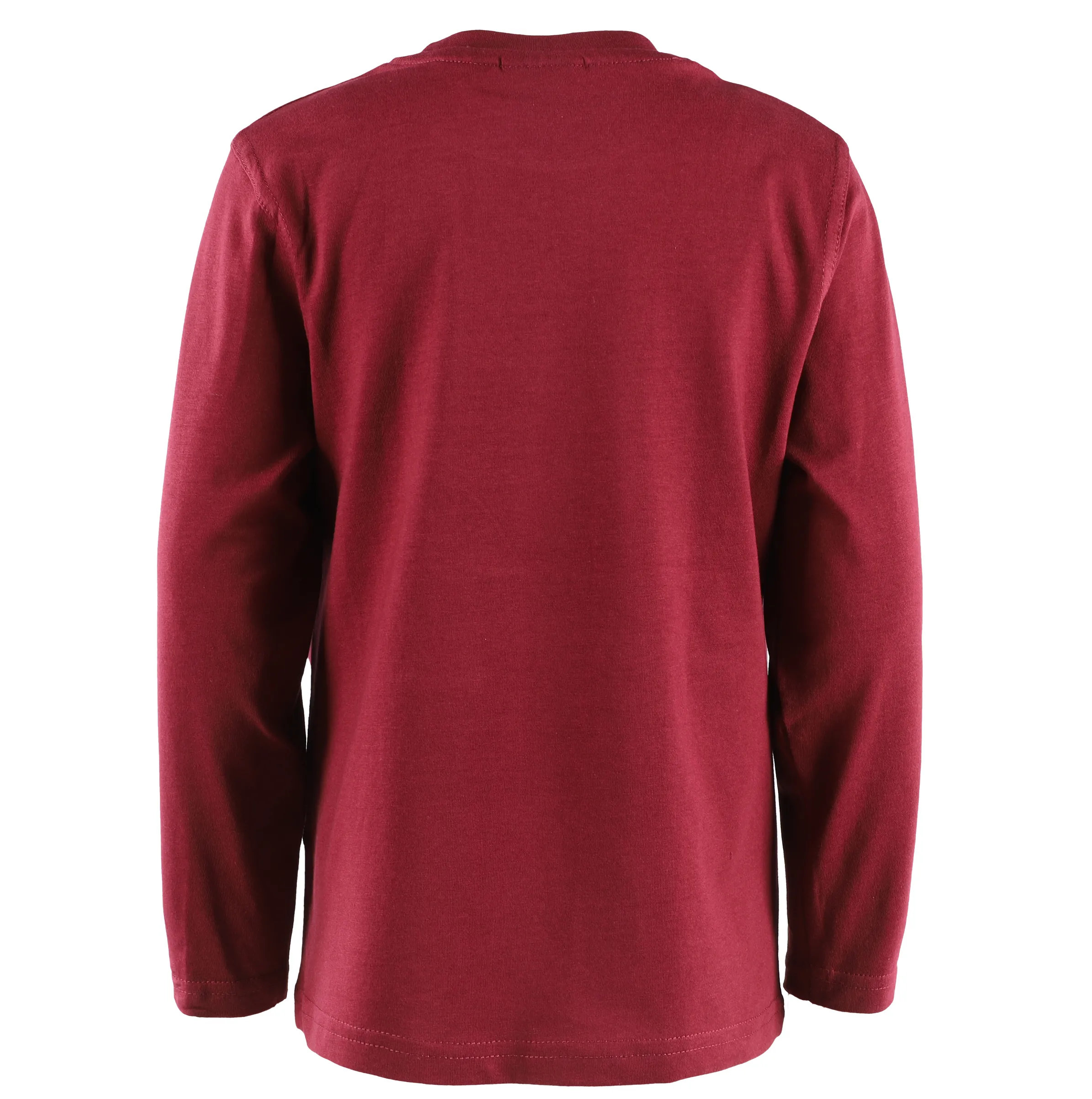 Stop + Go KJ Longsleeve Shirt in borderaux Bagger Drucke Rot 881619 BORDEAUX 2