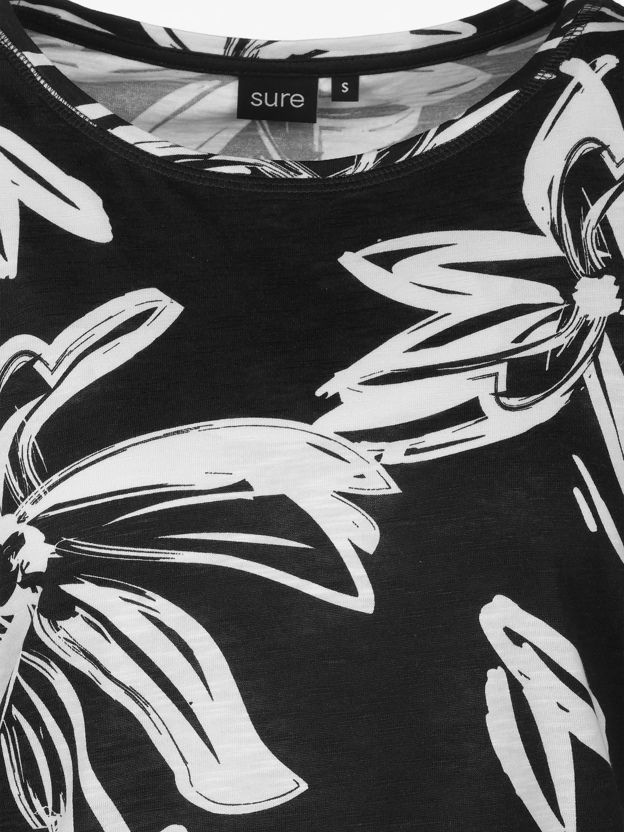 Sure Da-Print-T-Shirt Schwarz 922187 SW 3