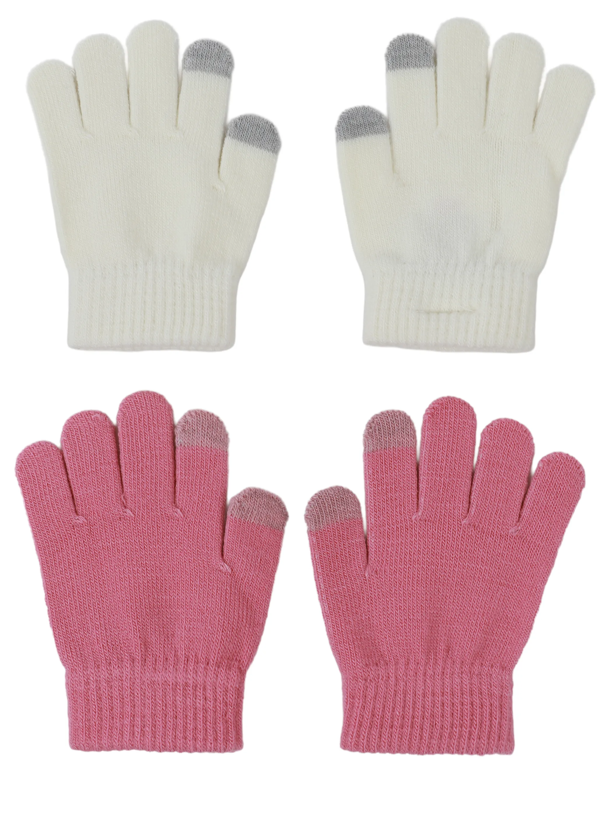 One Way Kids-Handschuhe 2er Pack Weiß 929425 OFFWHITE 2