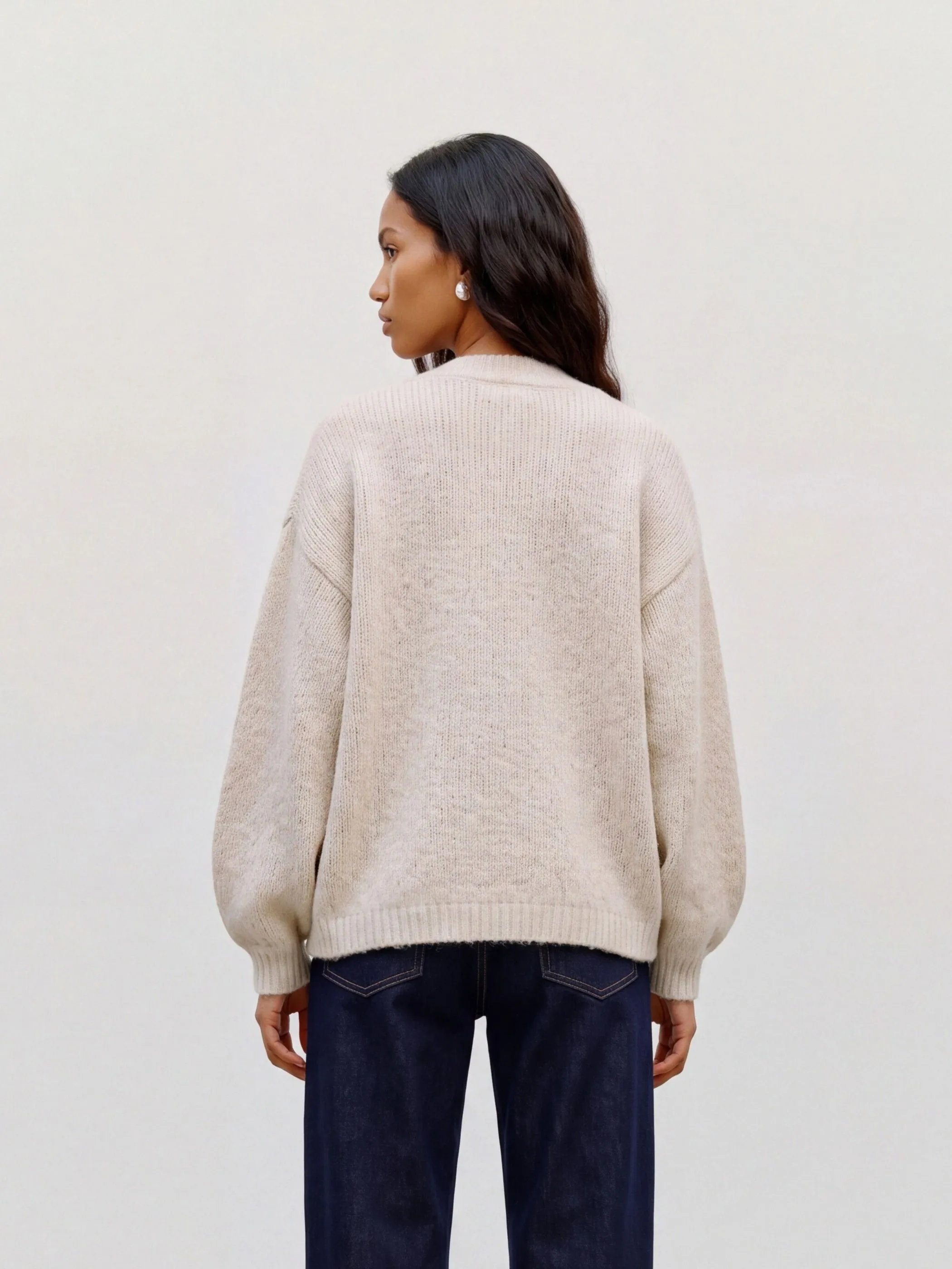 Vero Moda 10273101 VMMAYBE LS OPEN CARDI Beige 922595 222913 2