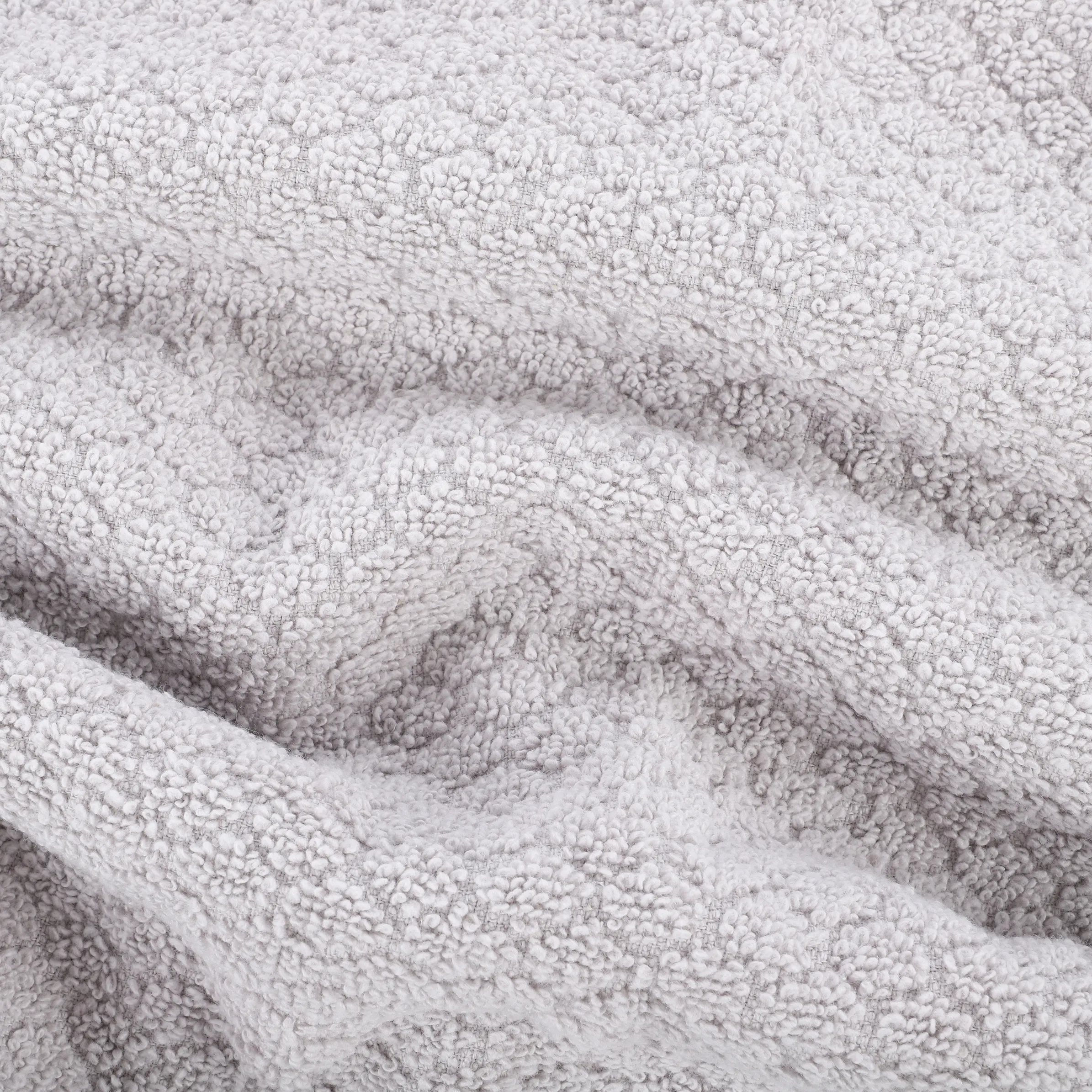 Villa Grinario Wellness Handtuch Jaquard 50x1 Silber 883378 HELLGRAU 3