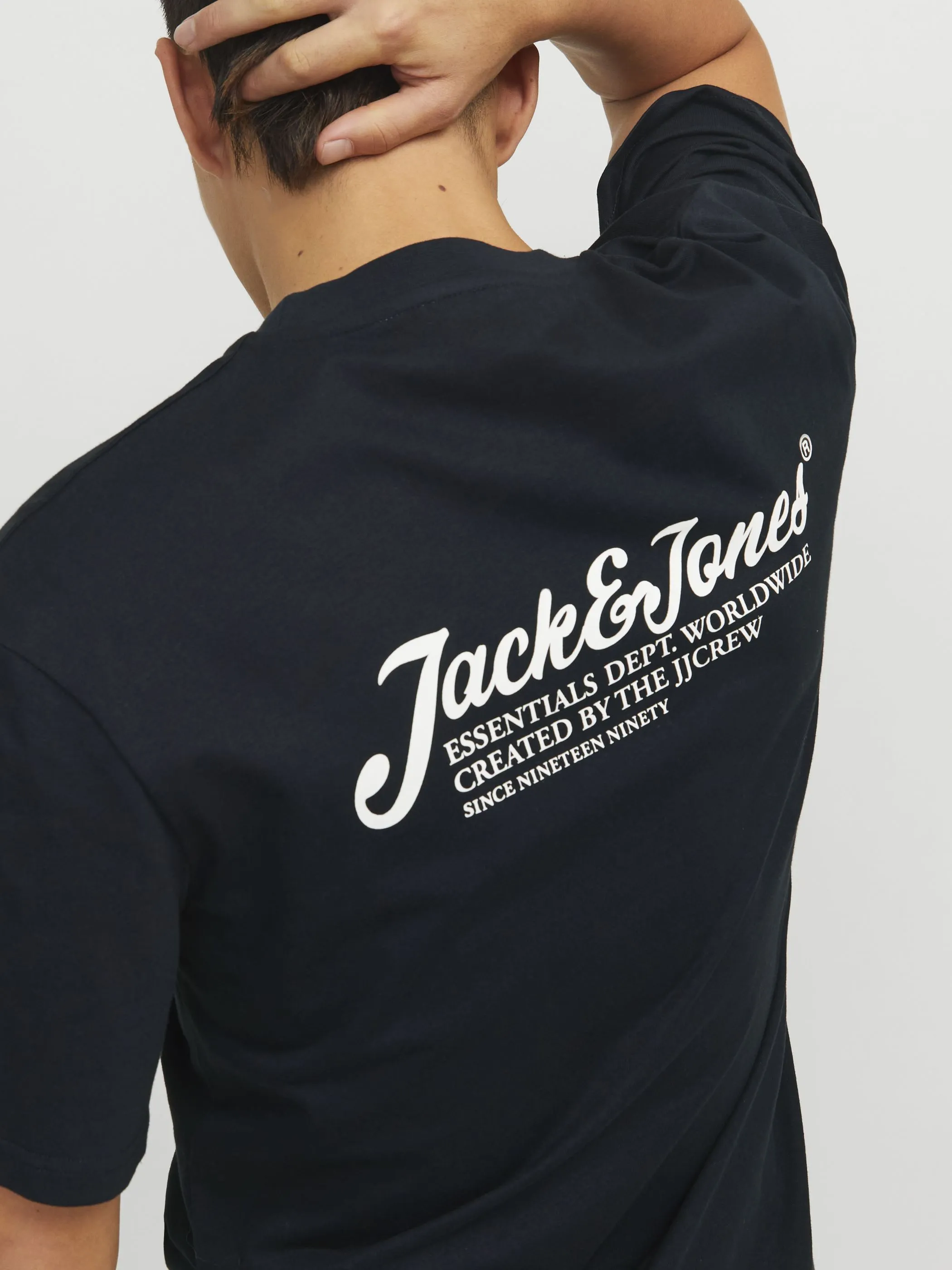 Jack Jones 12268434 JJBEAU TEE SS CREW NE Schwarz 904461 175917