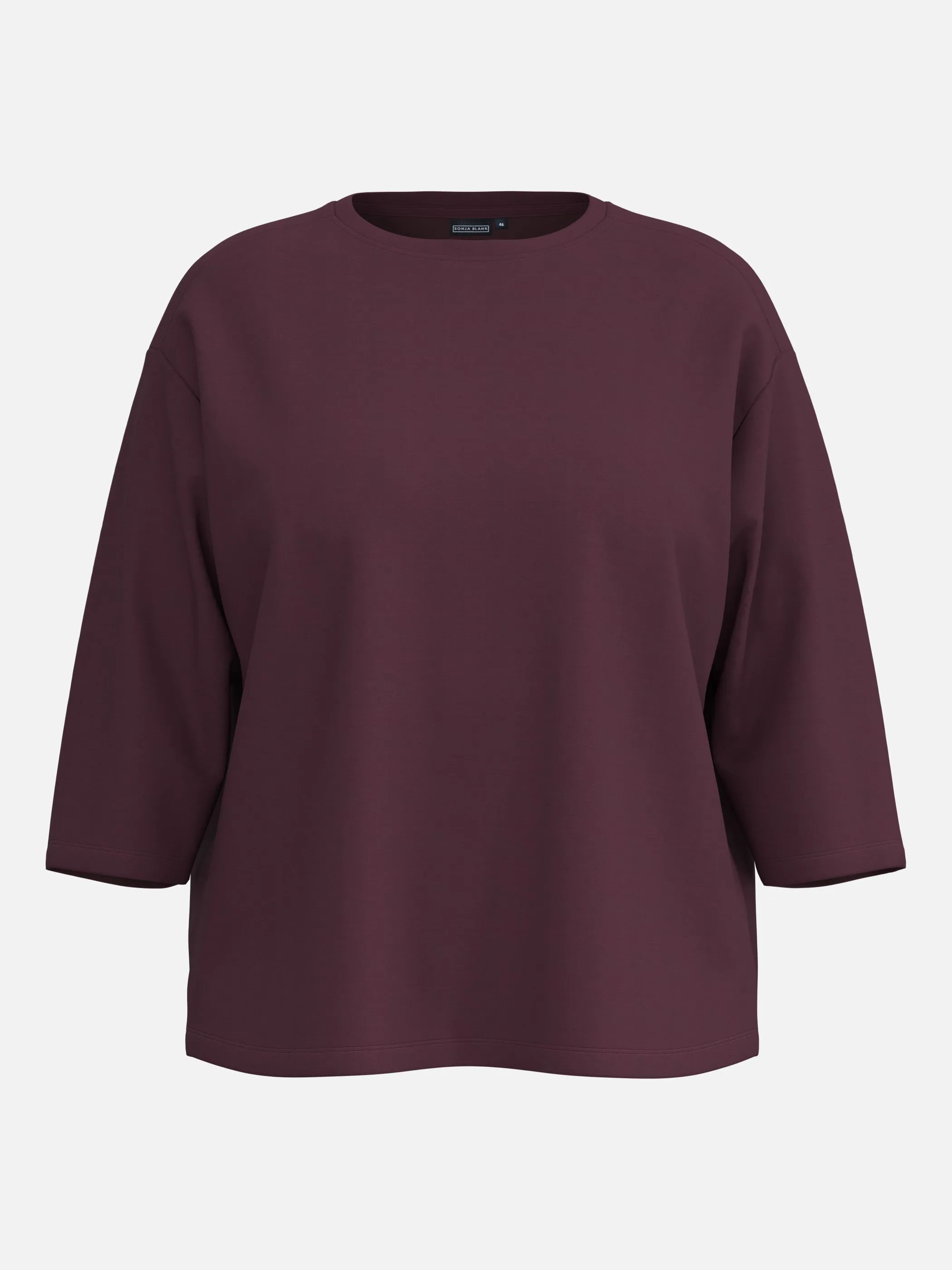 Sonja Blank Da-gr.Gr. Sweatshirt Rot 929999 AUBERGINE 4