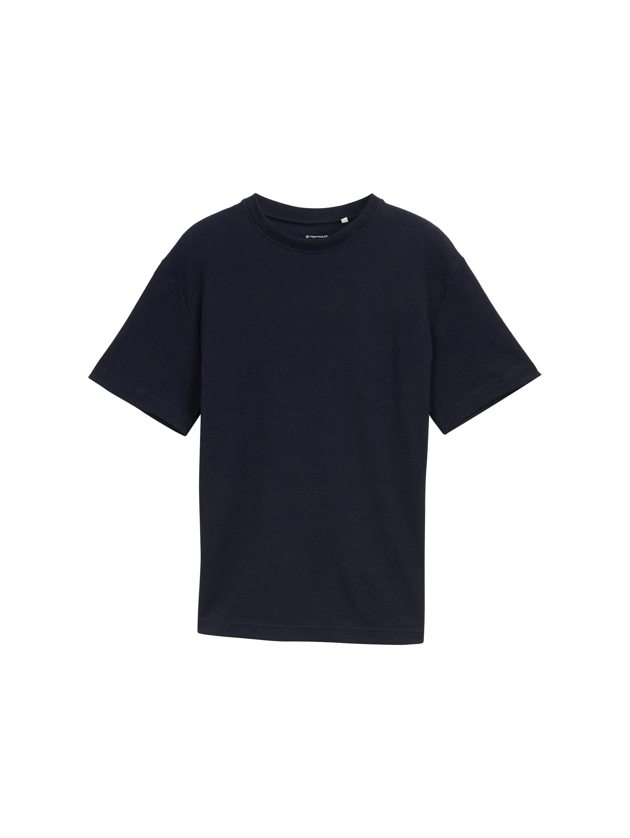 Tom Tailor 1046810 structured t-shirt Marine 910583 10668 1 Tom Tailor 1046810 structured t-shirt Marine 910583 10668 1