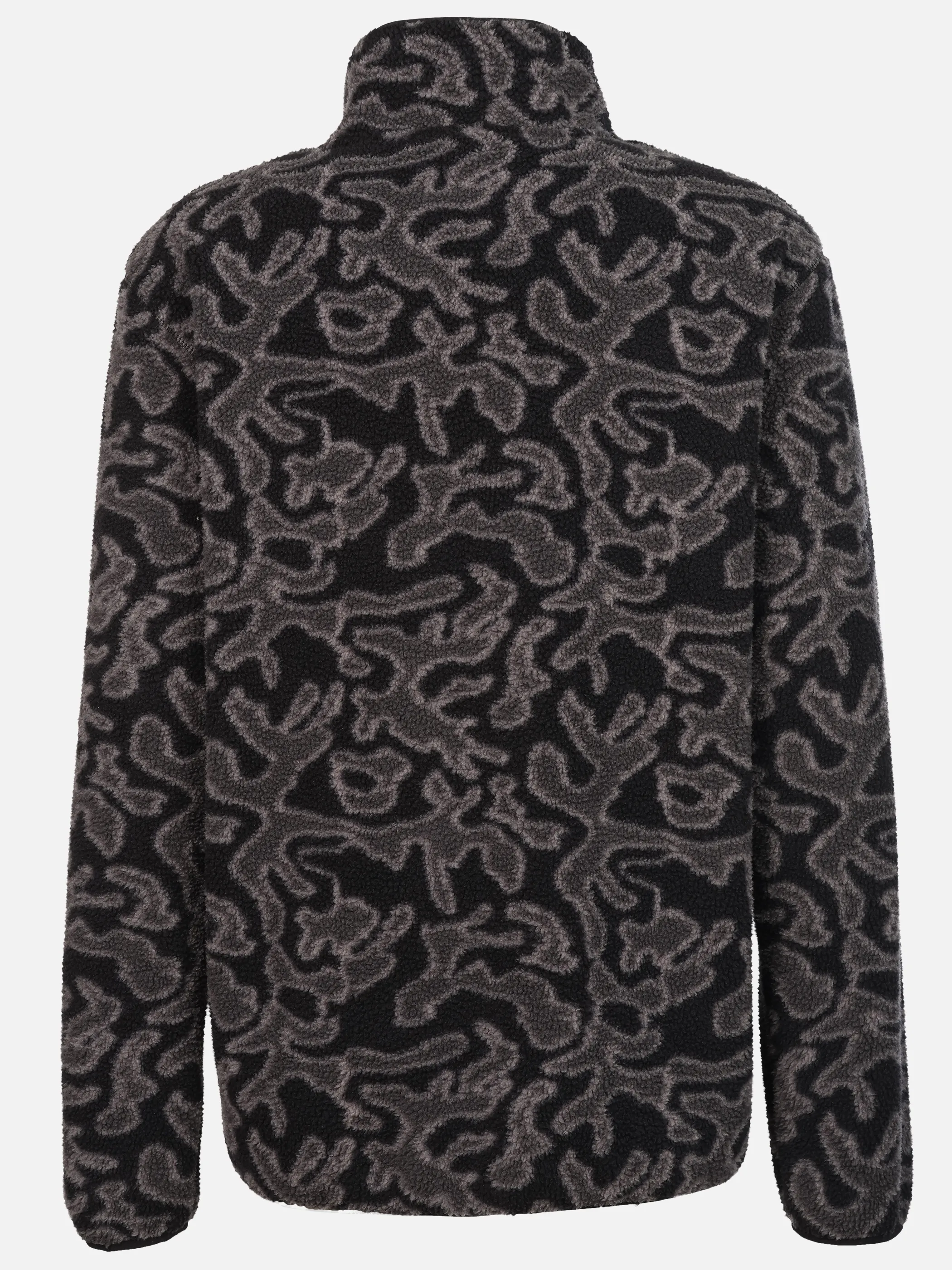 Grinario Sports Teddy Fleece Troyer, AOP Schwarz 928826 19-3911TCX 2
