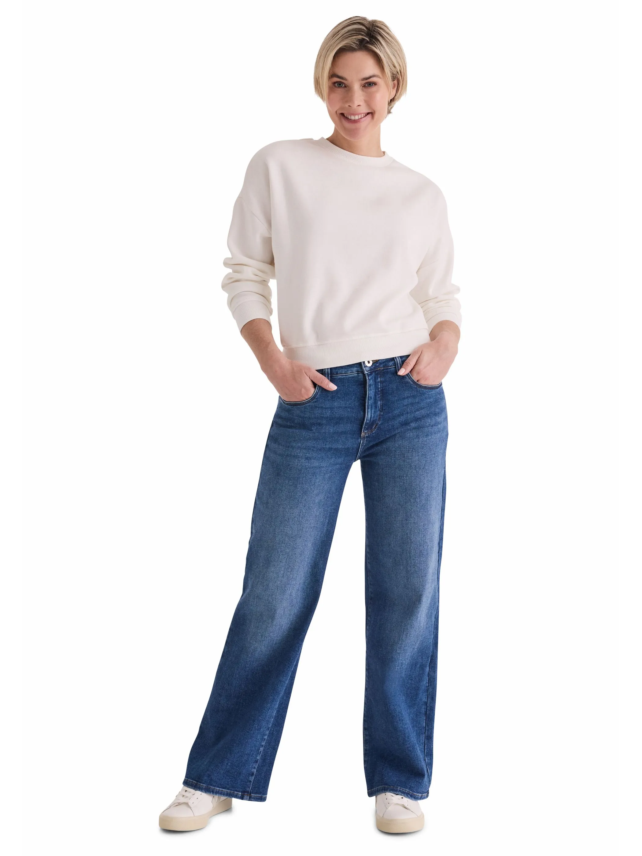 Stooker DOB 22420010007217 Da. Hosen lang, Blau 936928 7217 4