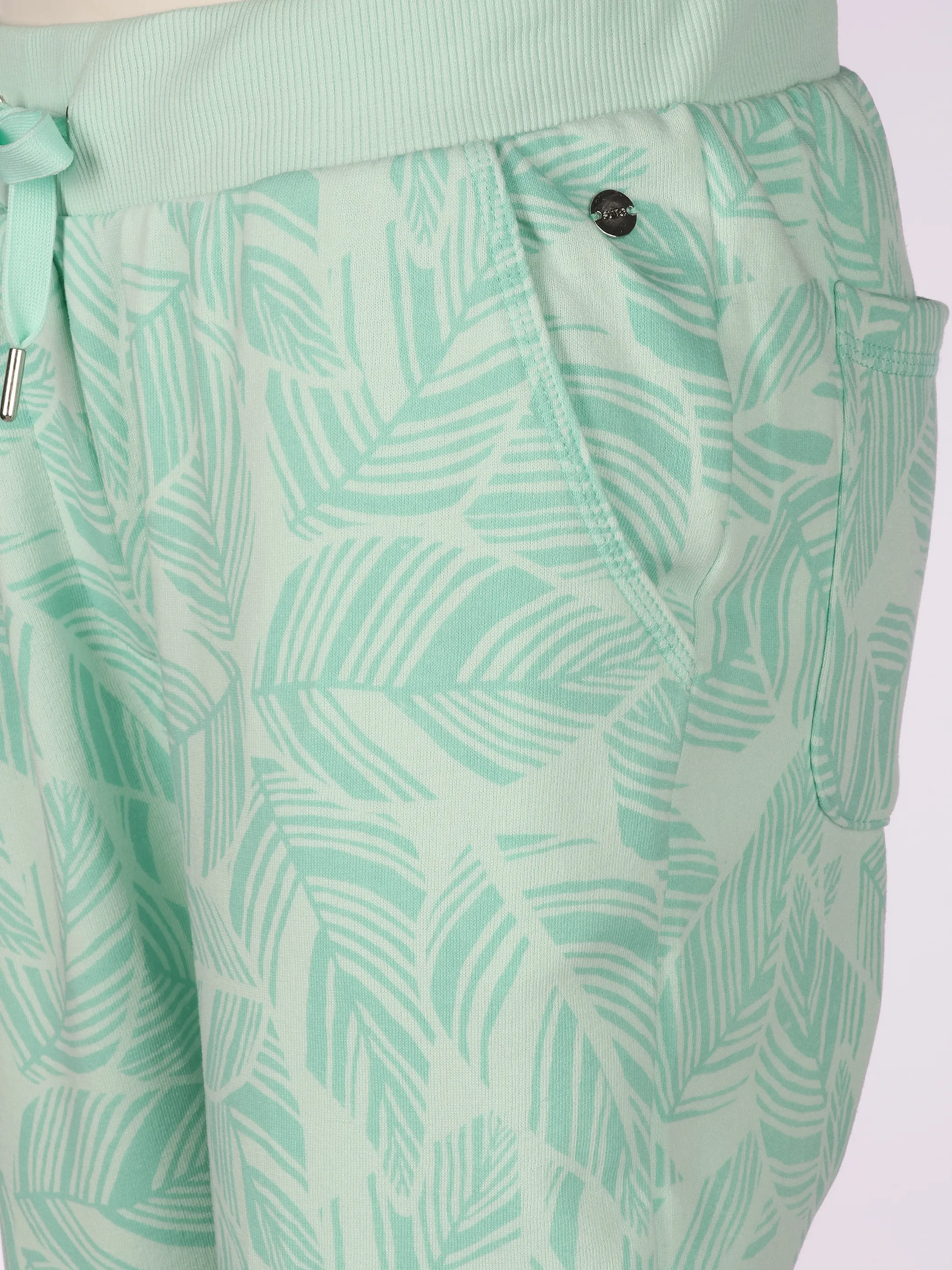 Sure Da-Joggpant m. Print Türkis 920695 ICY MORN 4