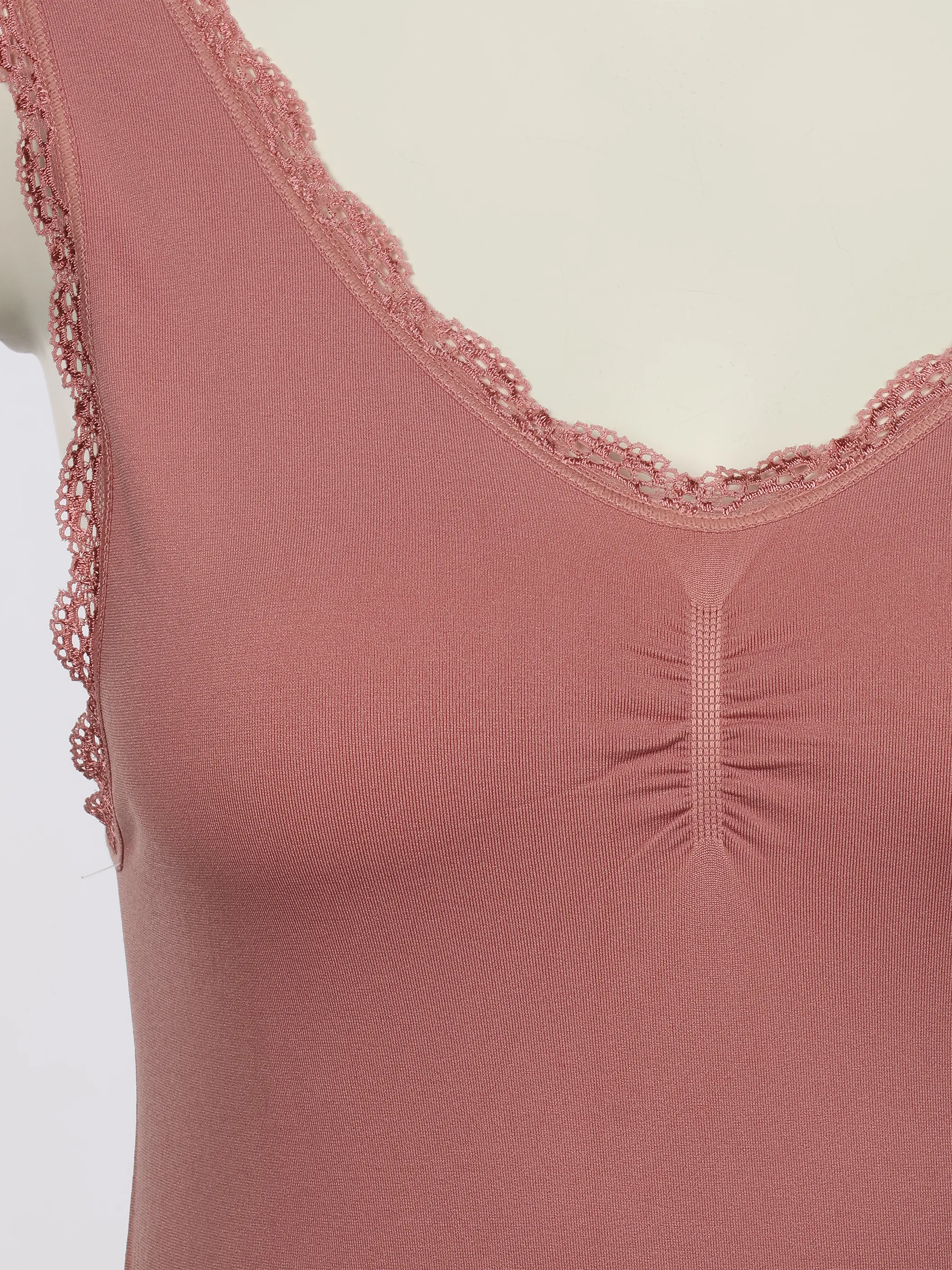 Sure Da Trägerhemd Seamless mit Spi Rosa 932065 ROSA 3