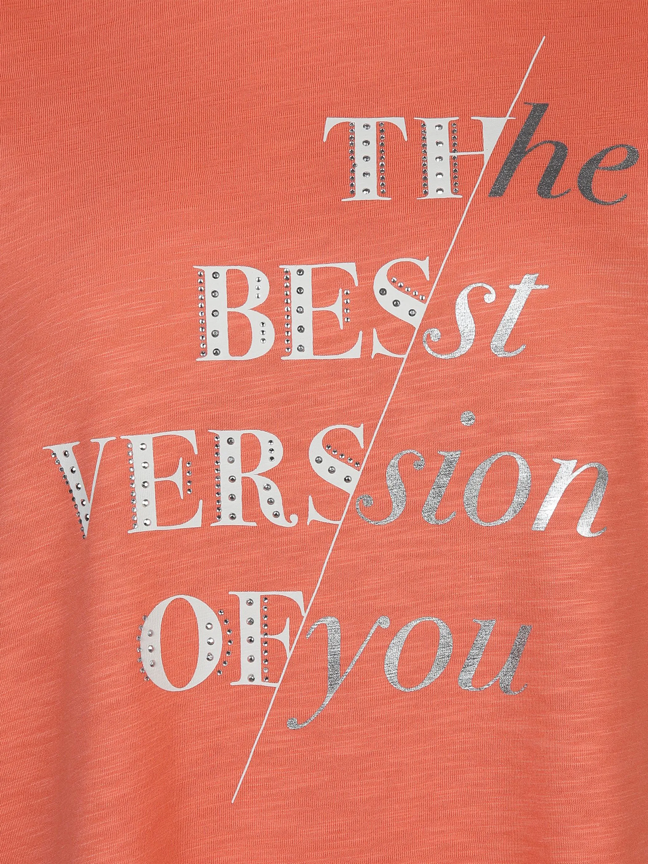 Sonja Blank Da-gr.Gr.Shirt m.Frontprint Orange 878934 KORALLE 3 Sonja Blank Da-gr.Gr.Shirt m.Frontprint Orange 878934 KORALLE 3