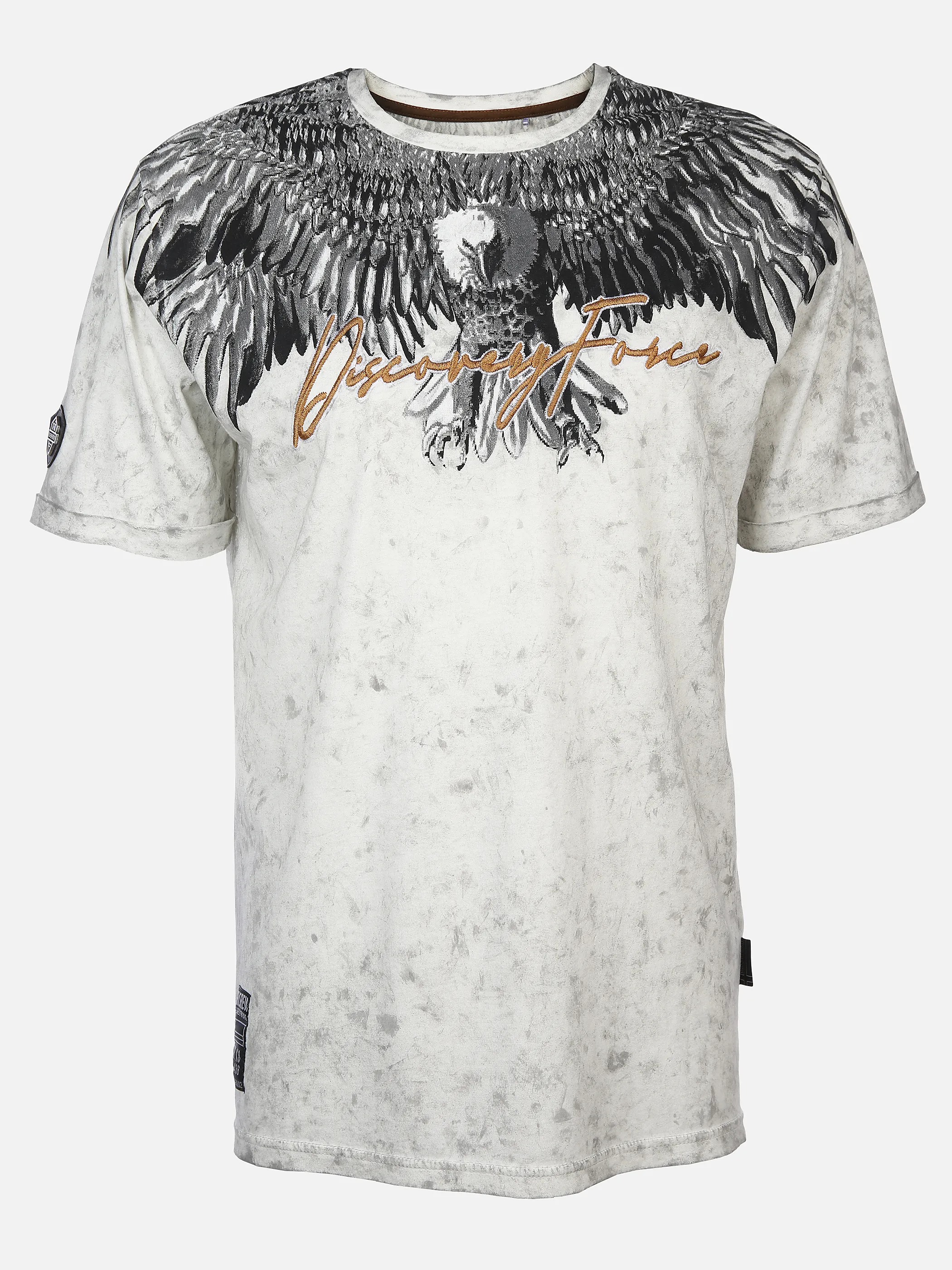 Southern Territory He. T-Shirt 1/2 Arm eagle acid Schulterdruck Weiß 898496 OFFWHITE 1