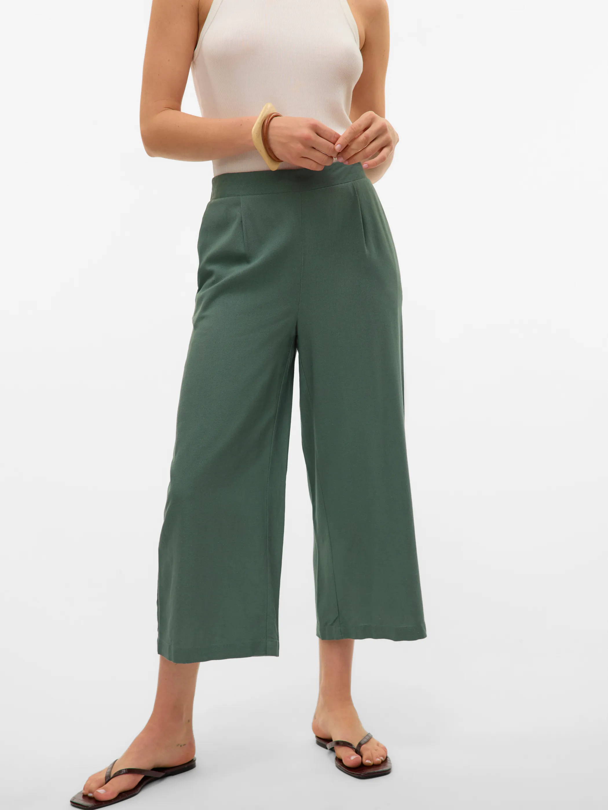 Vero Moda 10321626 VMMYMILO H/W CULOTTE Grün 922148 224196 2
