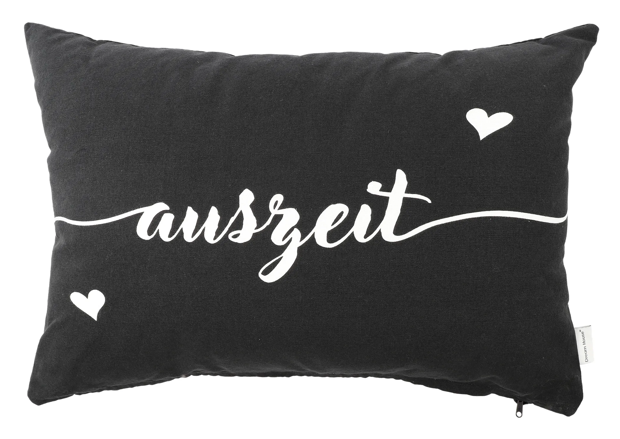 Dream House Dekokissen Auszeit 40x60 Schwarz 931698 SCHWARZ 1